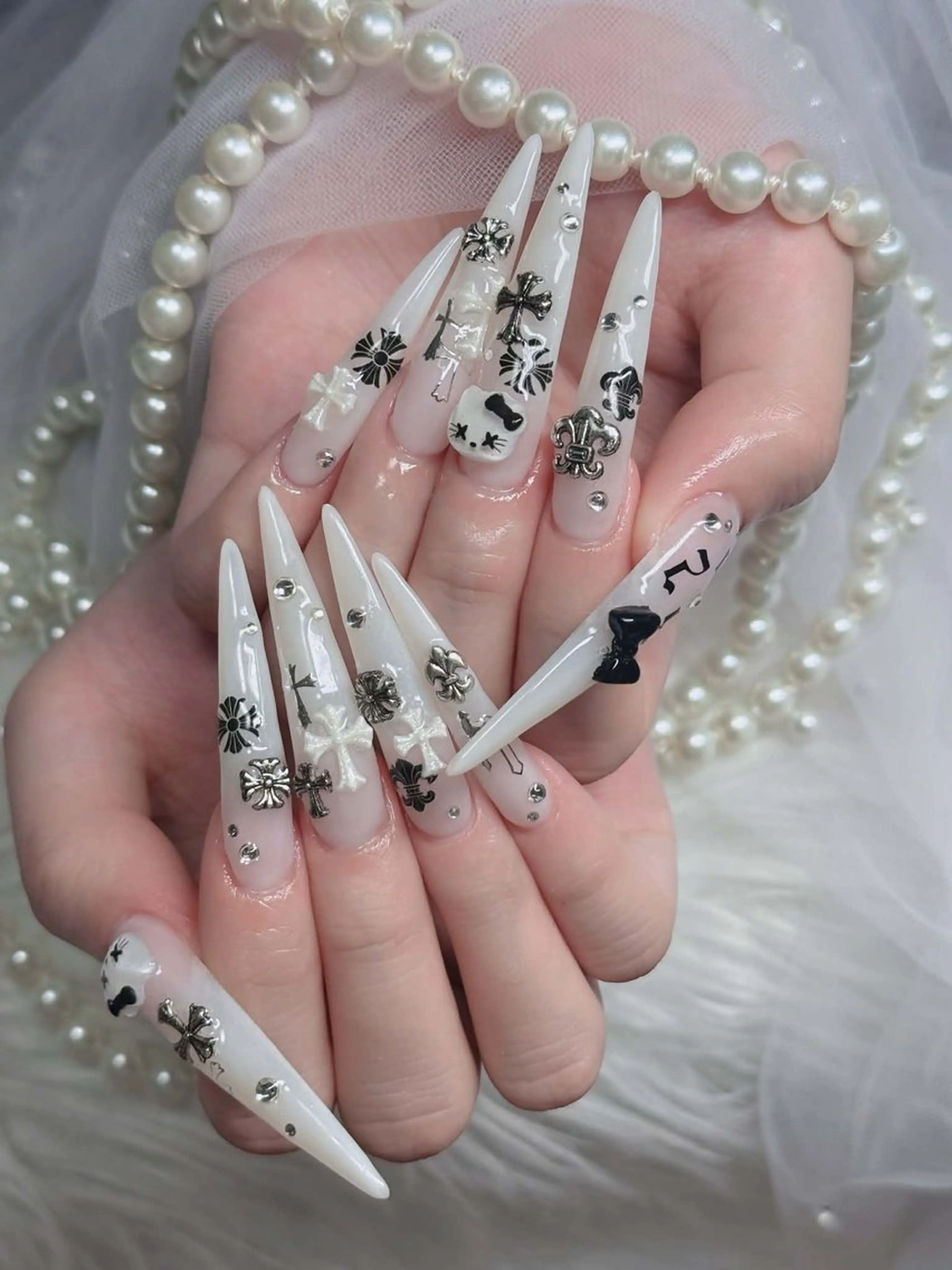 ネイル アートネイル 韓国ネイル 持ち込み ワンホンネイル ハンドネイル Lenie Nail Salonのネイルデザイン