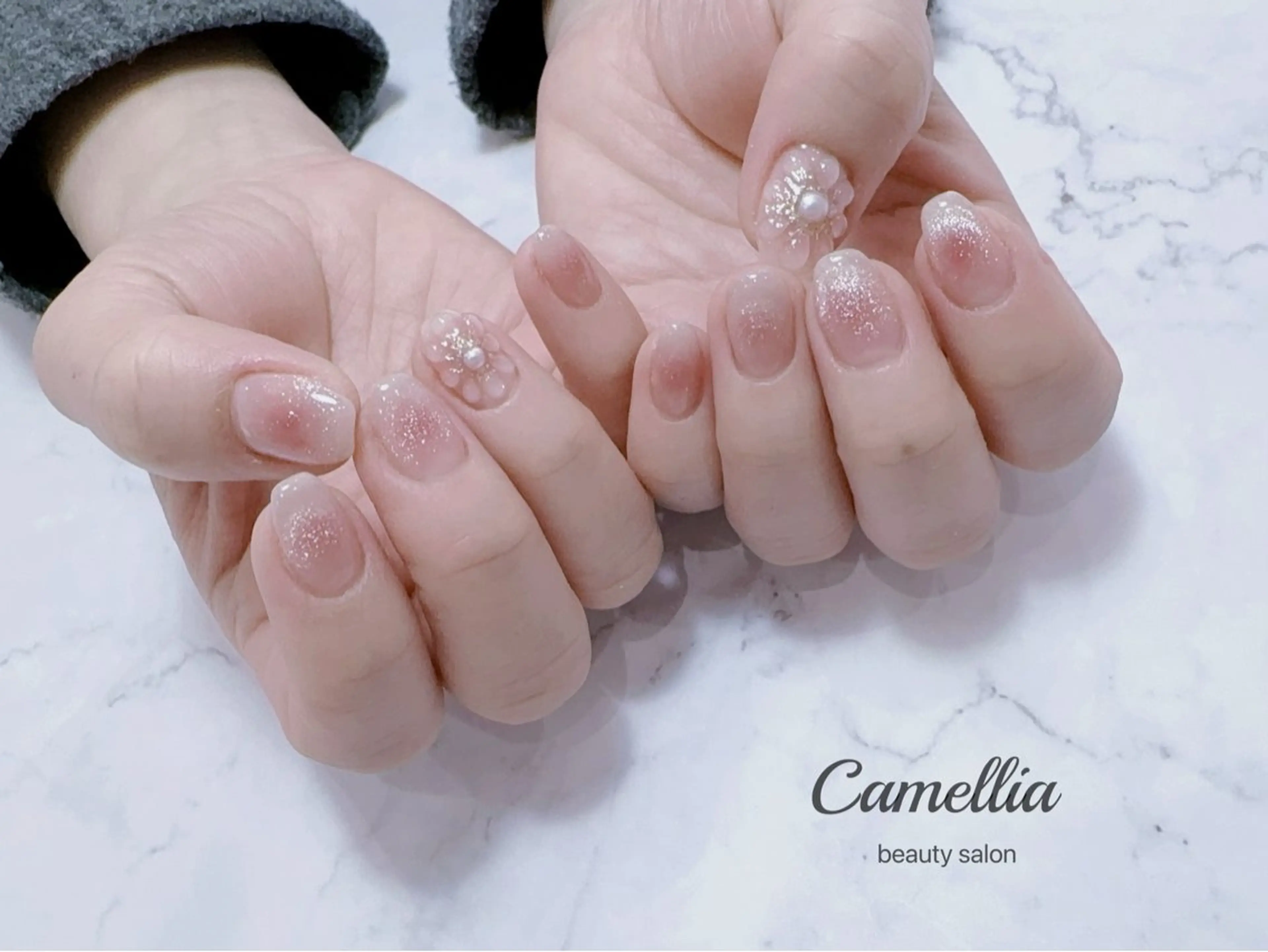 ネイル ハンドネイル ハンドケア Camellia nail salonのネイルデザイン