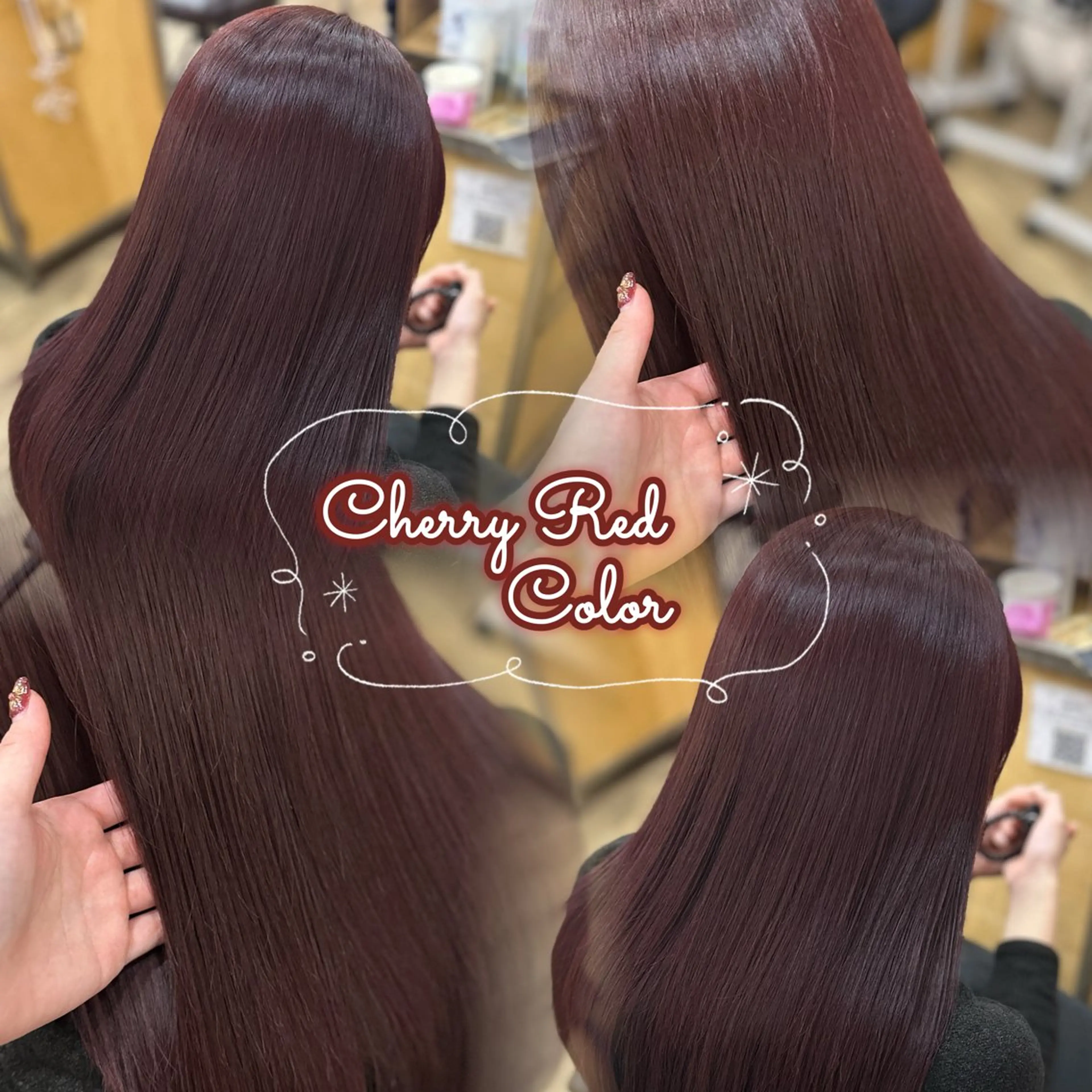 ロング カット ヘアカラー 🎀ITSUKI暖色 カラー/レイヤー🎀のヘアスタイル
