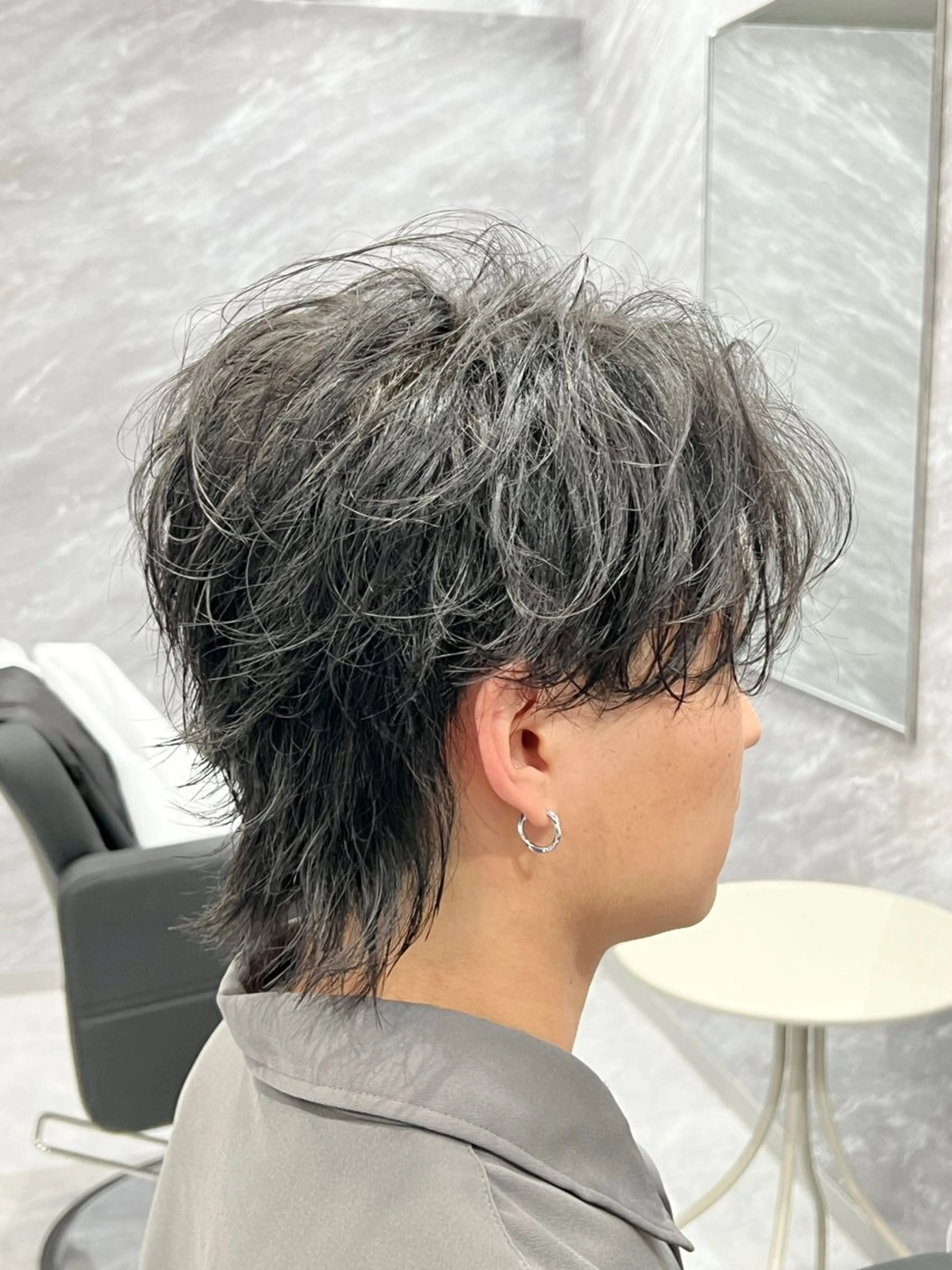 メンズヘアセットの写真