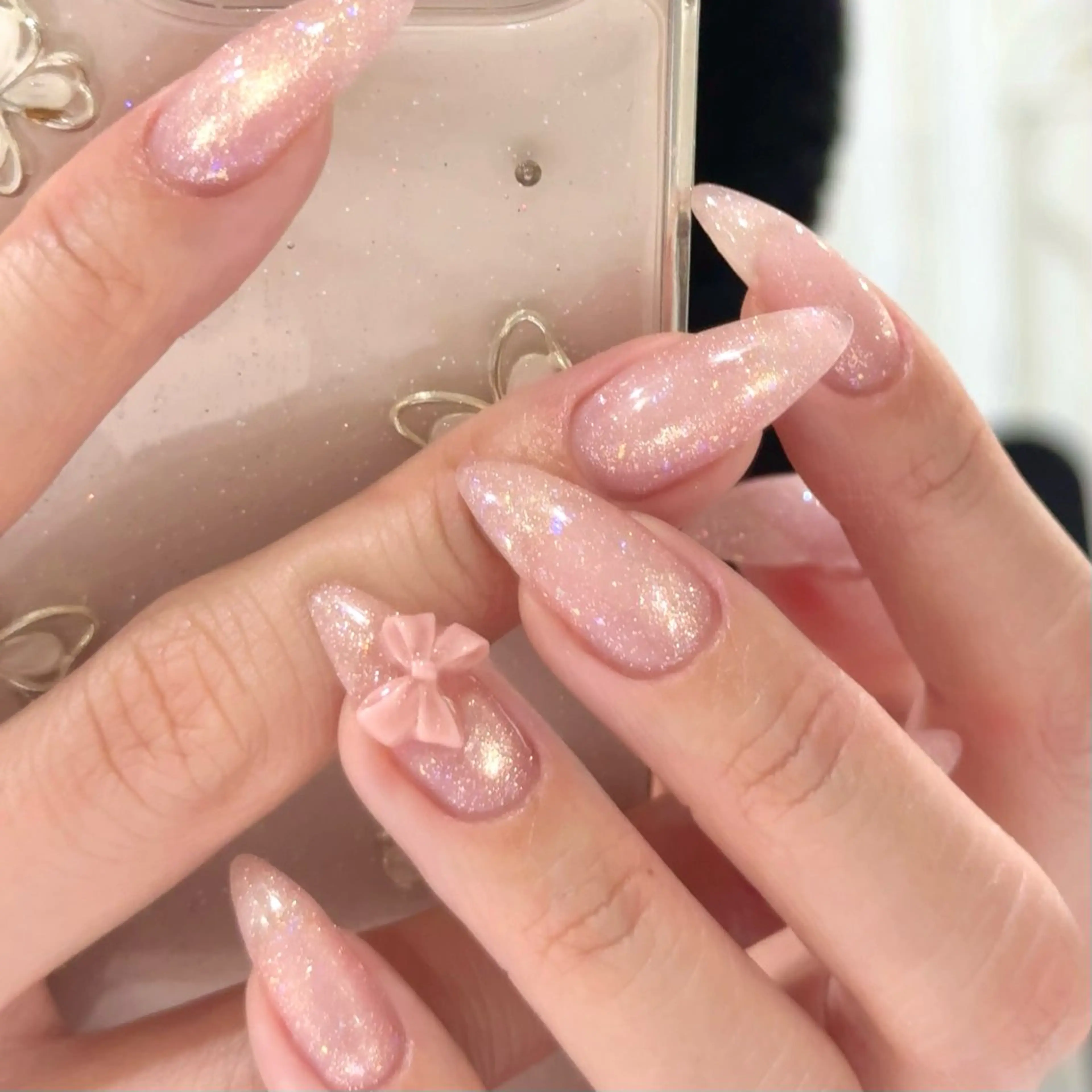 【初回】オフあり＊パーツオフ等ある方、爪2.5cm以上の方、亀裂補強など追加の方🤍マグネット¥7,400→5,400​〜​の写真