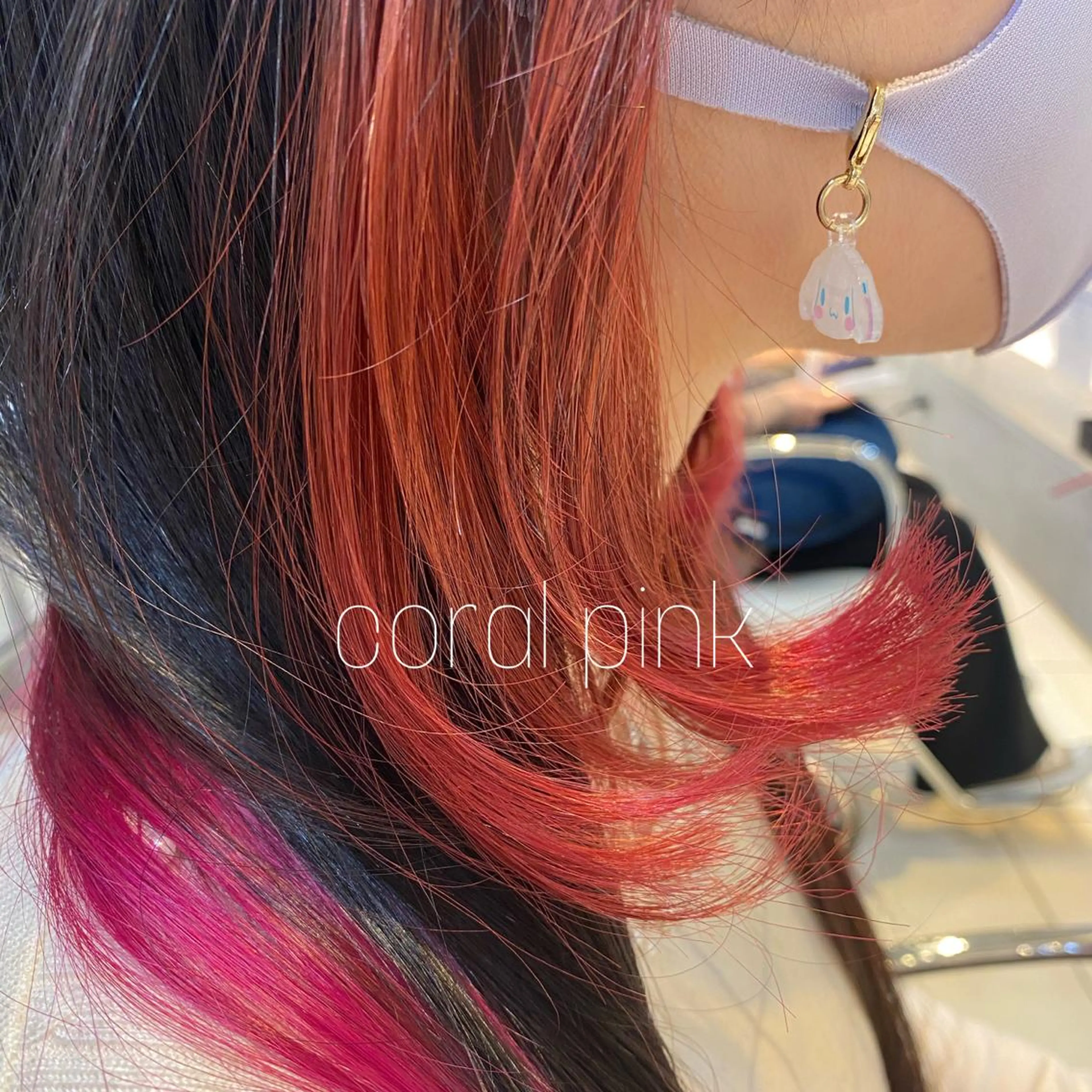 セミロング カラー ヒラカホ/ ブリーチ/似合わせのヘアスタイル