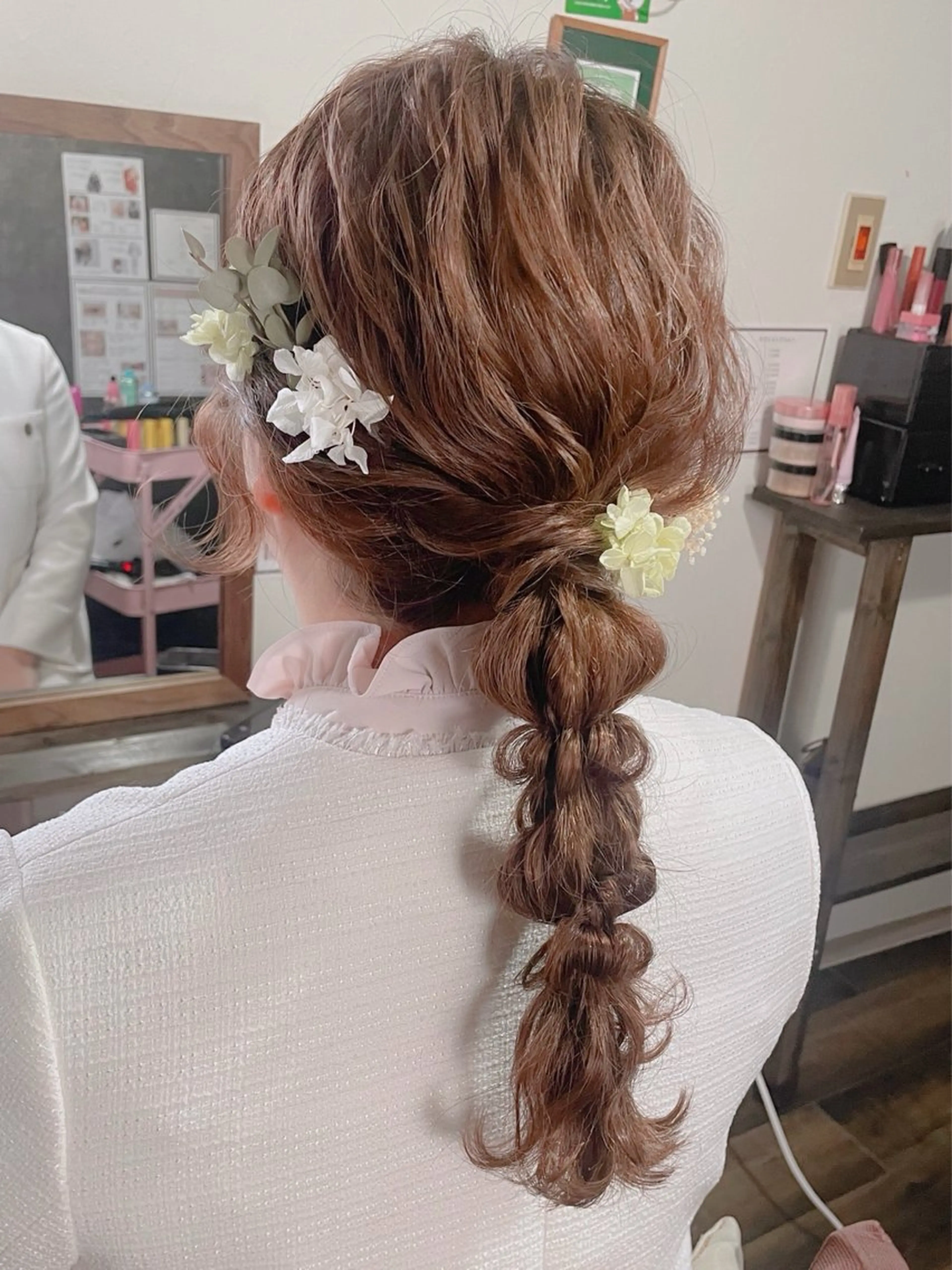 ヘアアレンジ ヘアセット サロンデアトリエ 愛沙花のマツエク・マツパデザイン