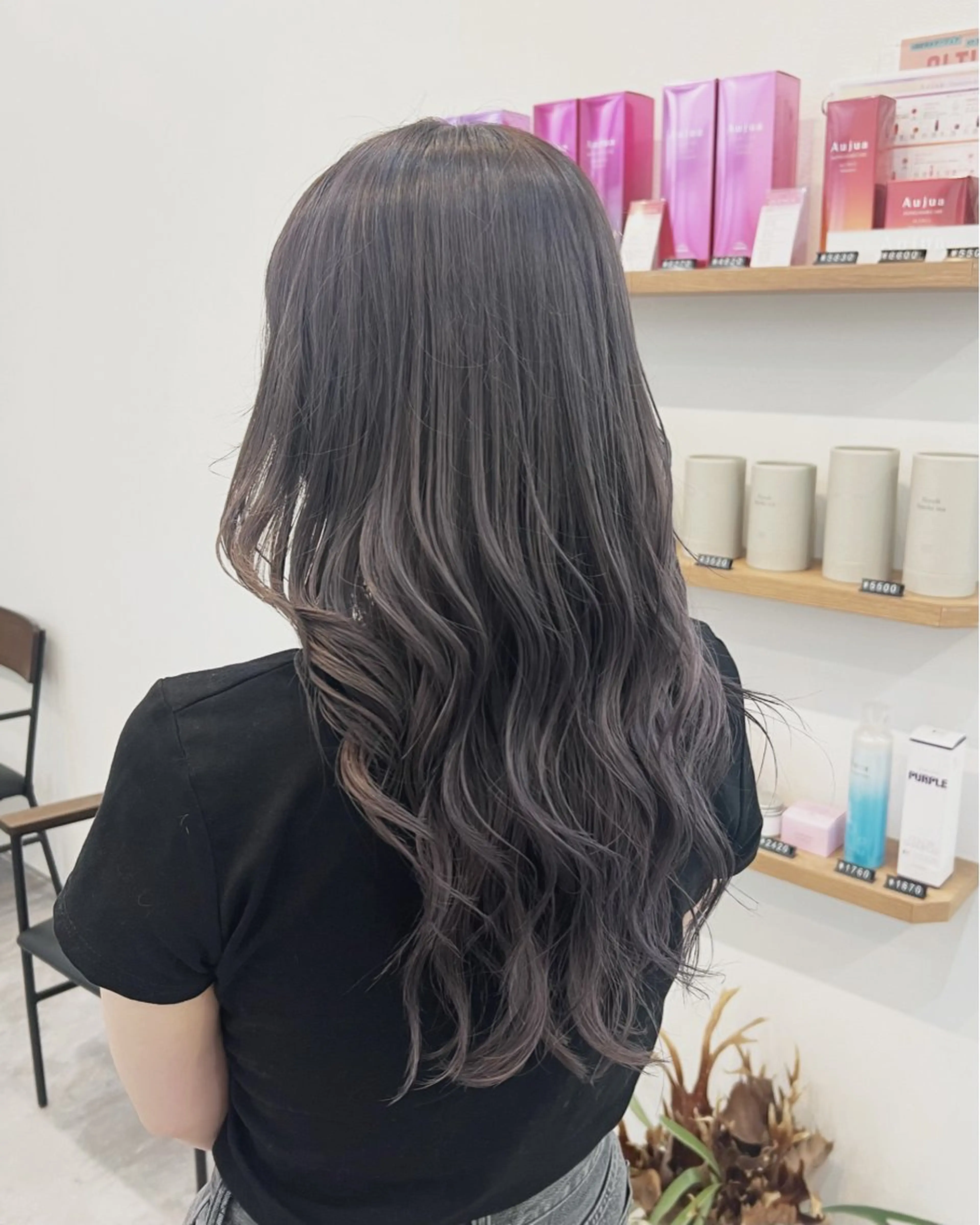ロング カラー ラベンダーカラー ラベンダーグレー カット ヘアカラー トリートメント ✨NOMAD印西✨ 黒川勇輝のヘアスタイル