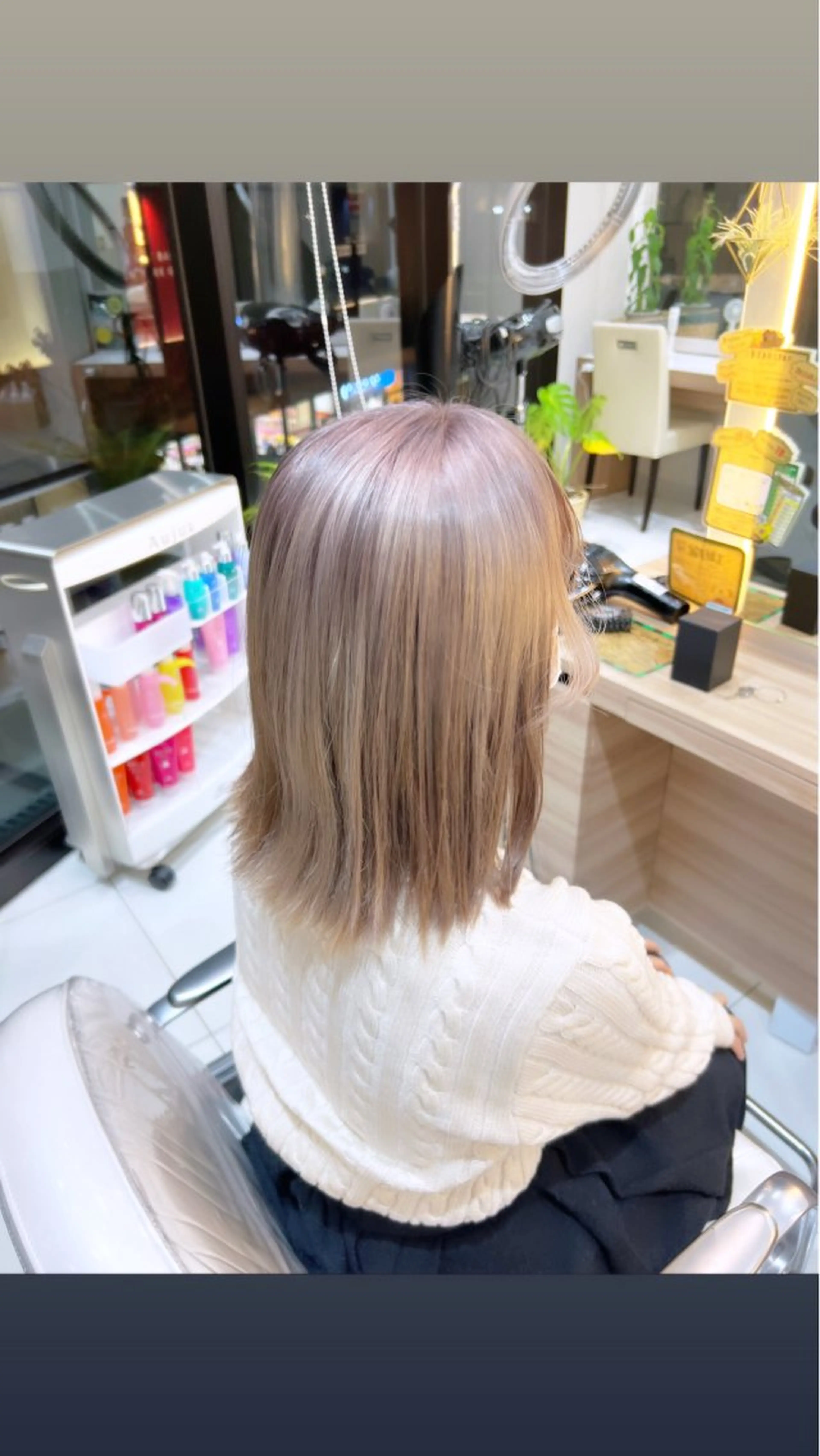 セミロング カラー カット ヘアカラー トリートメント 💫副店長💫 篠崎 はやとのヘアスタイル