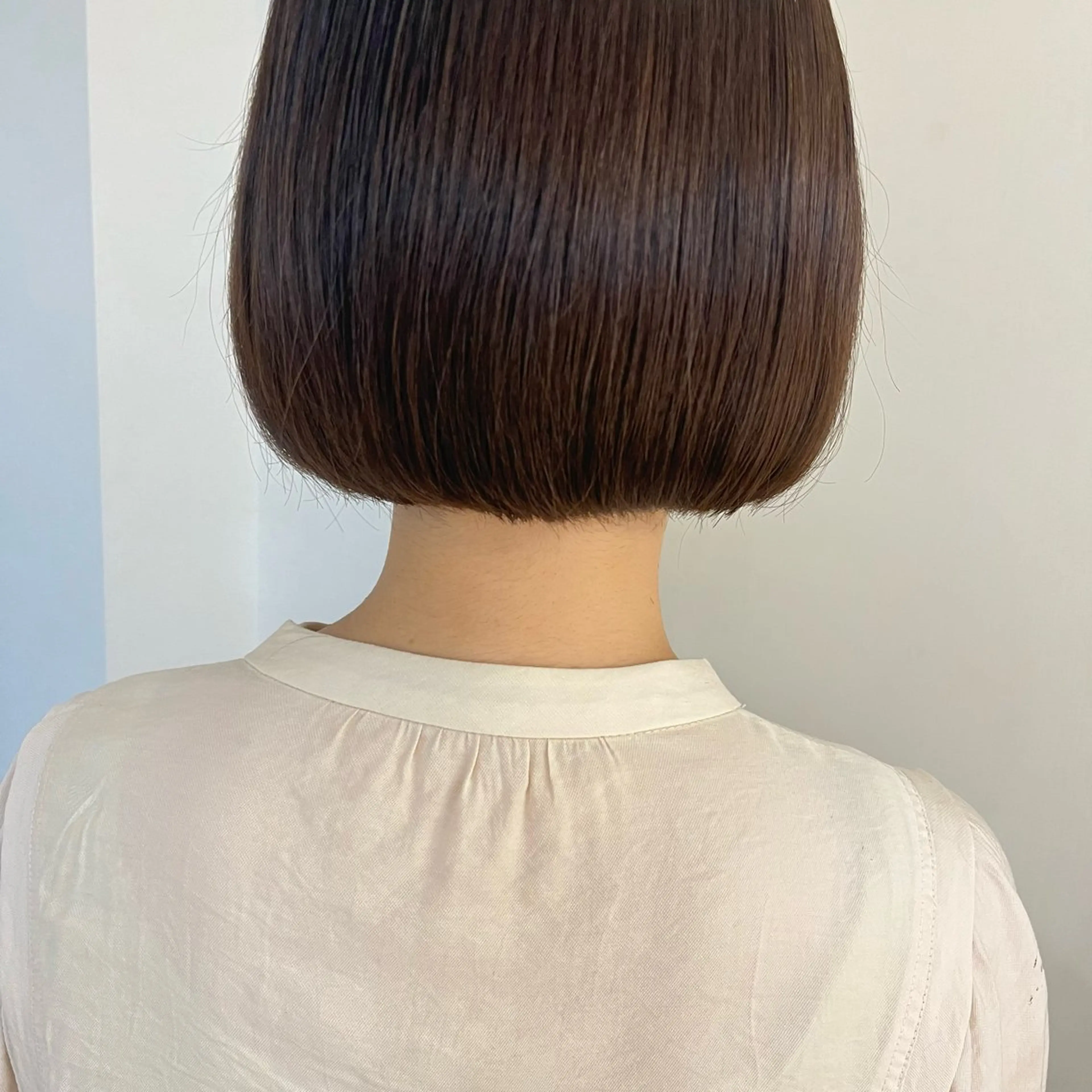 ショート カラー マンツーマン施術🫧 なつのヘアスタイル