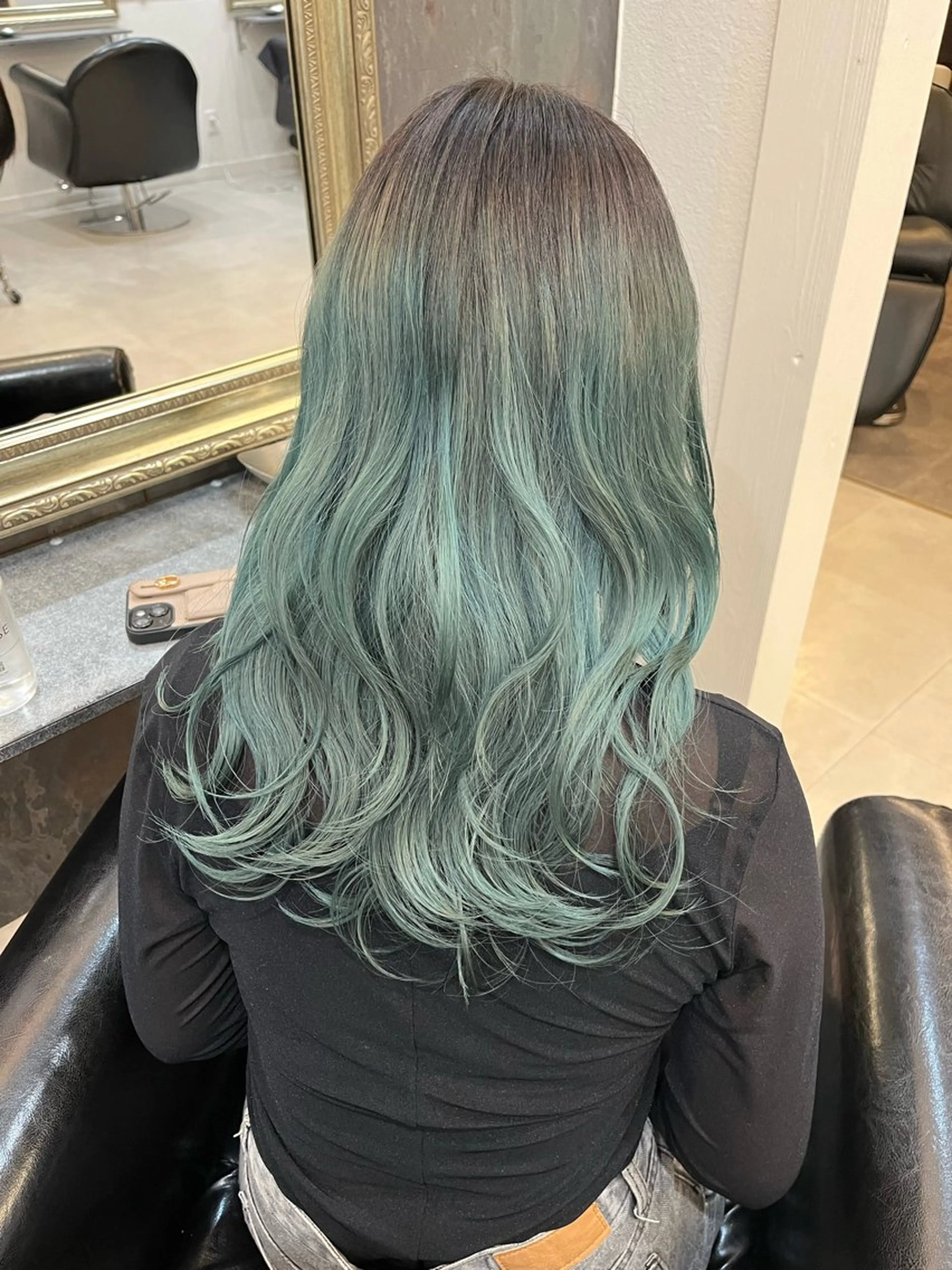 ミディアム カラー ブリーチ デザインカラー ヘアカラー トリートメント 🎀ゆな🎀ブリーチ /ショートウルフのヘアスタイル