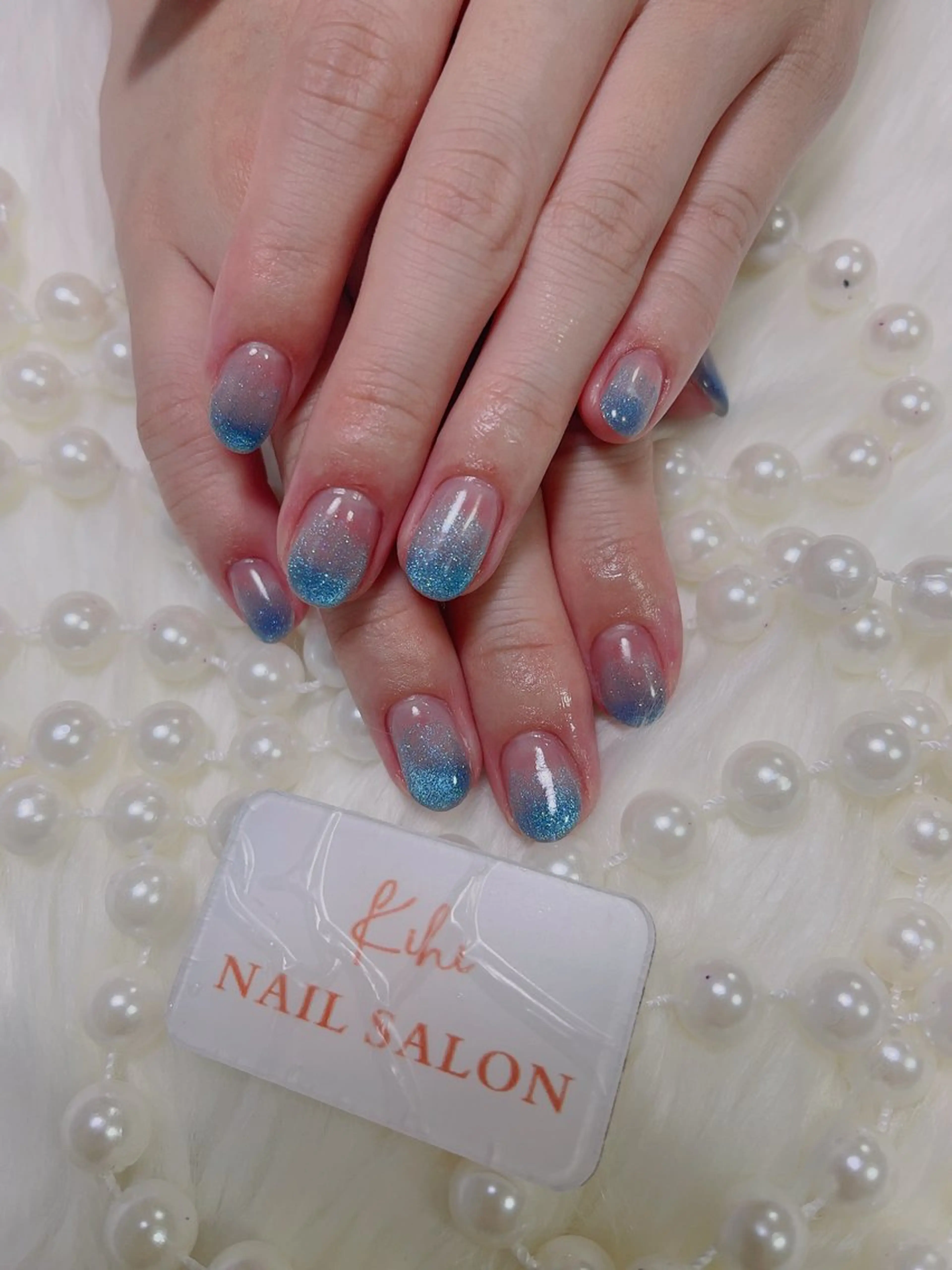 ネイル アートネイル フレンチネイル ジェルネイル グラデーション 韓国ネイル ハンドネイル 小林 あゆみのネイルデザイン