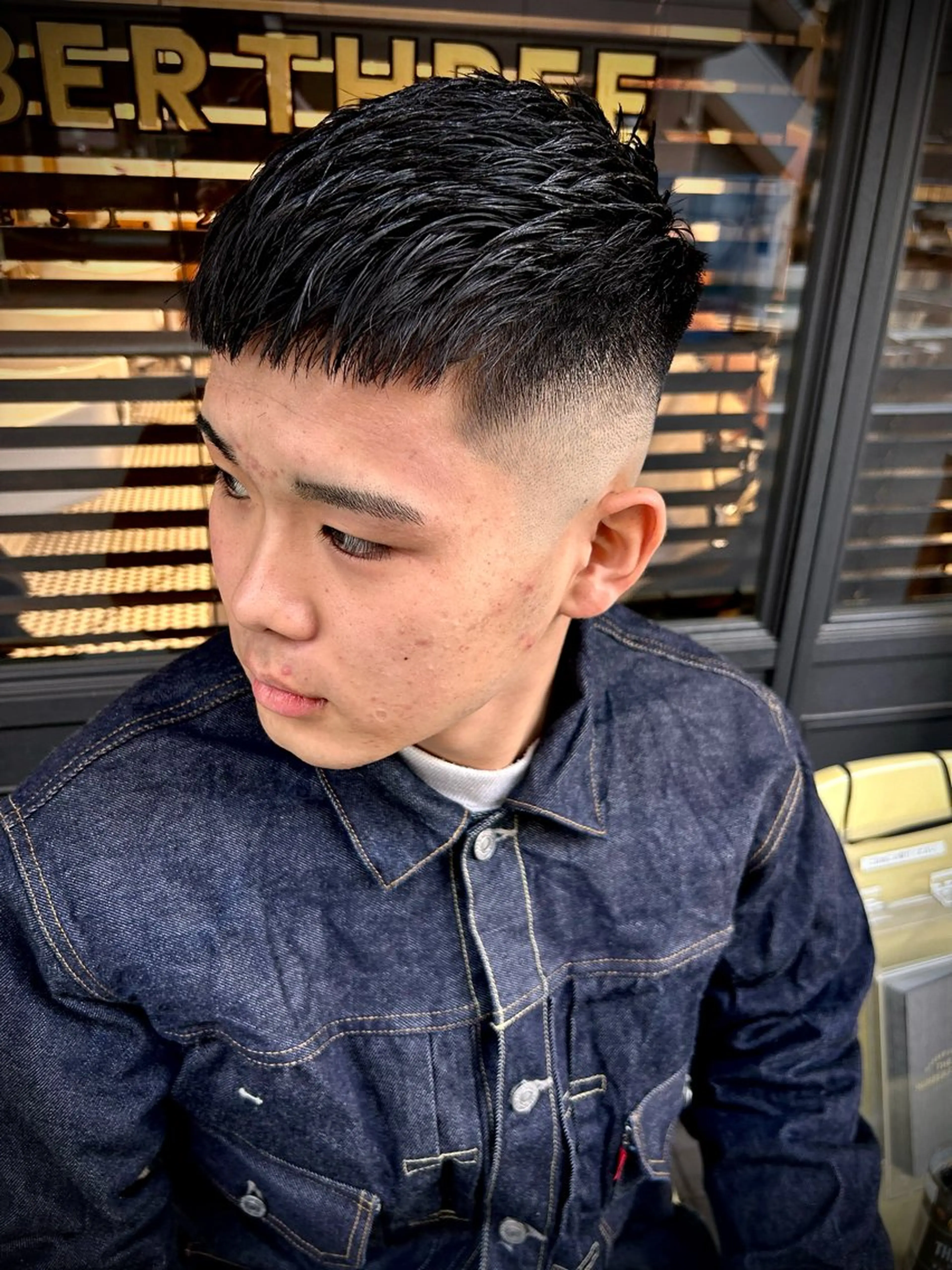 ショート メンズパーマ メンズカットYUKIのヘアスタイル