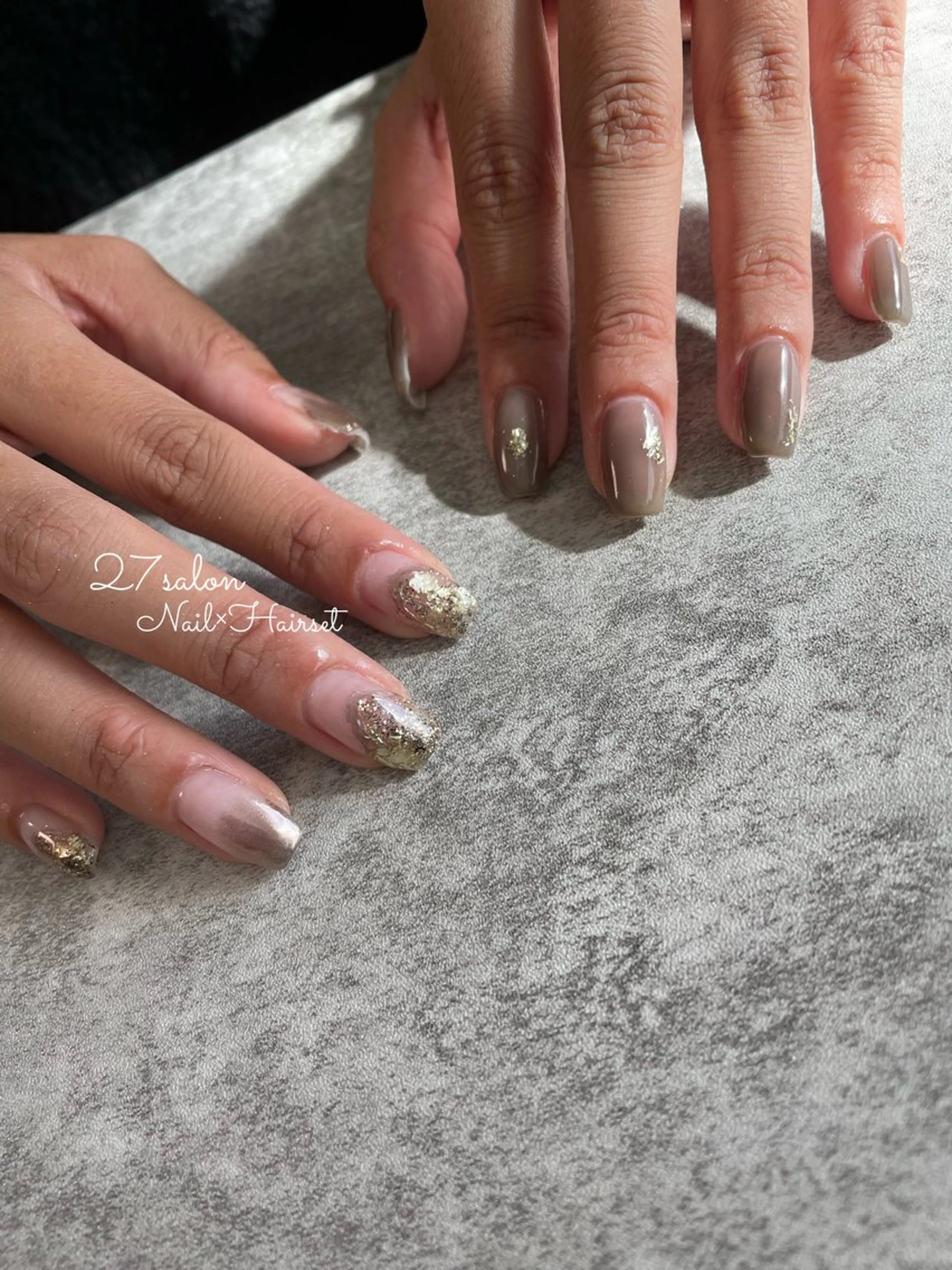 ネイル ニュアンスネイル 27salon yuinaのネイルデザイン
