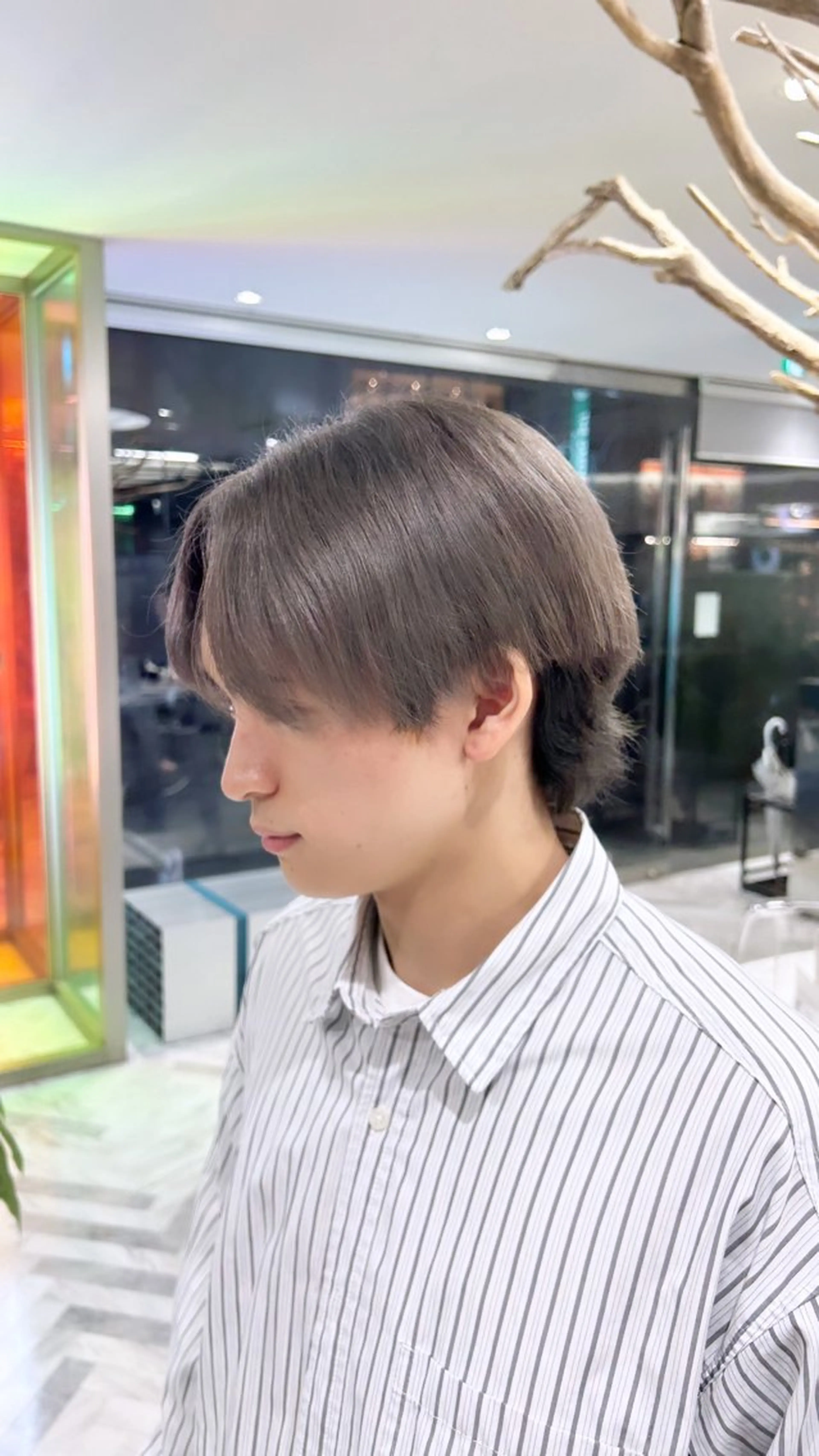 ショート カラー メンズ ヘアカラー メンズ/ボブ/パーマ /くるみのマツエク・マツパデザイン