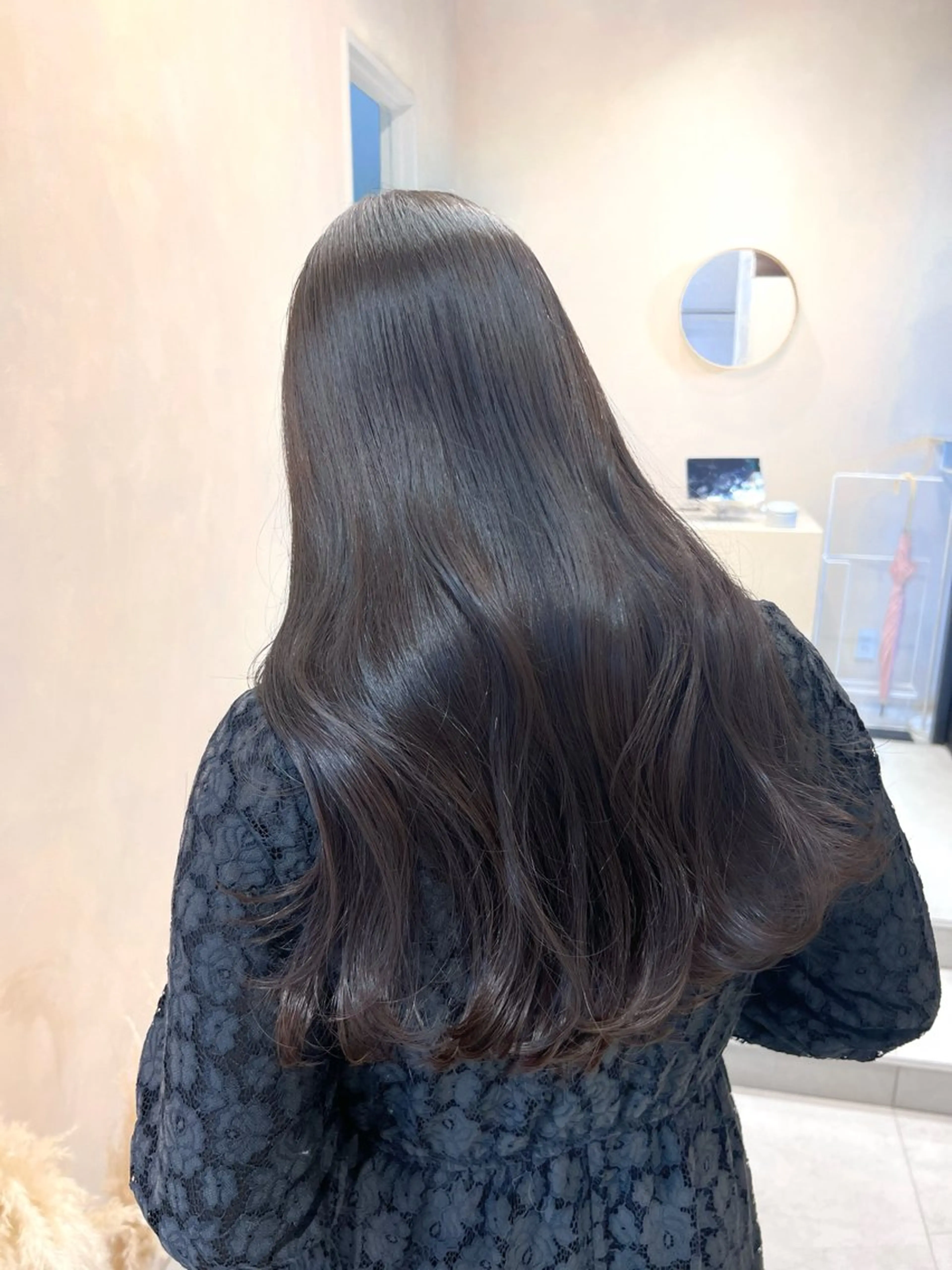 ロング カット ヘアカラー トリートメント 🎀やわらかカラー/ 艶カラー/よこやまのヘアスタイル