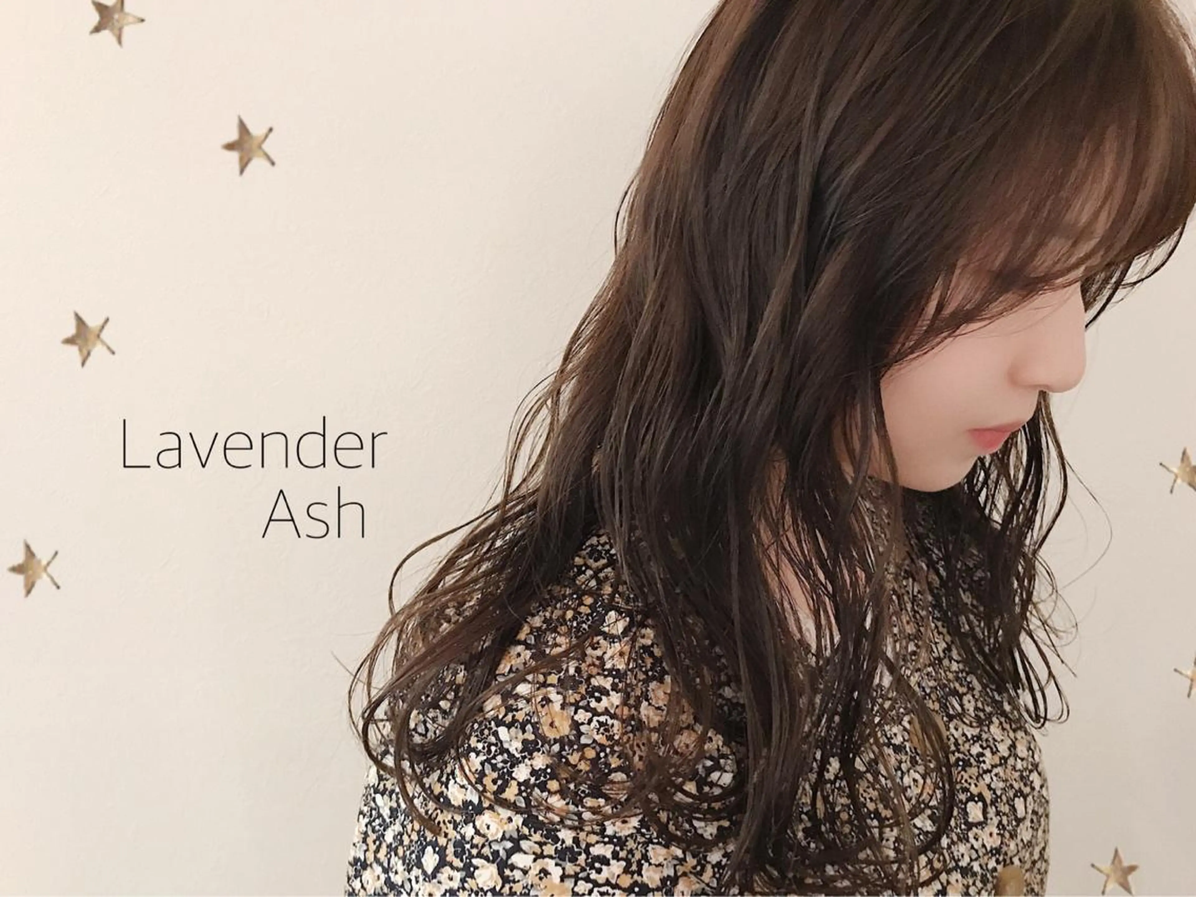 セミロング カラー カット ヘアカラー 市川 千夏のヘアスタイル