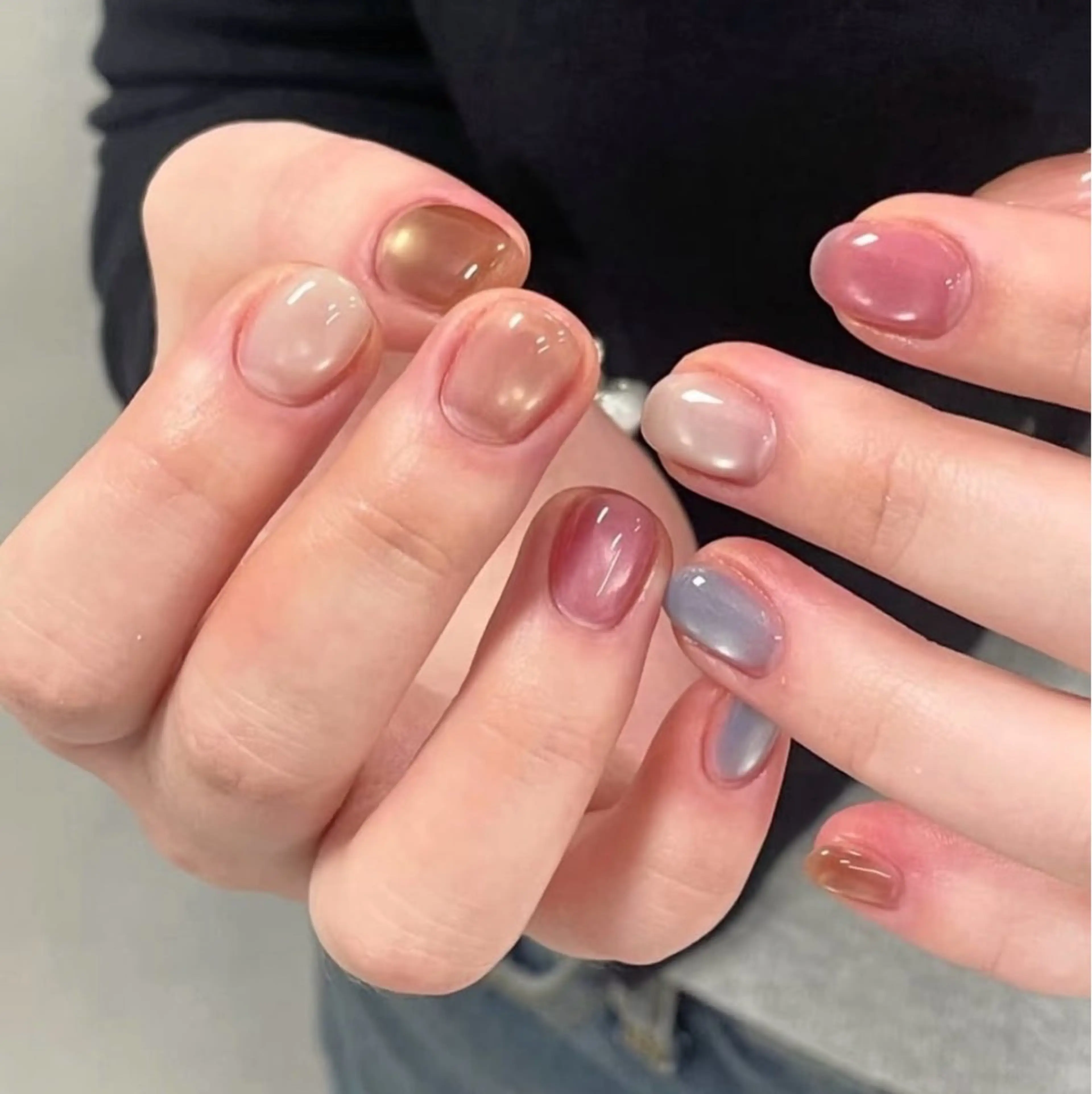ネイル ハンドネイル SunNail池袋 🍧エミリーのネイルデザイン