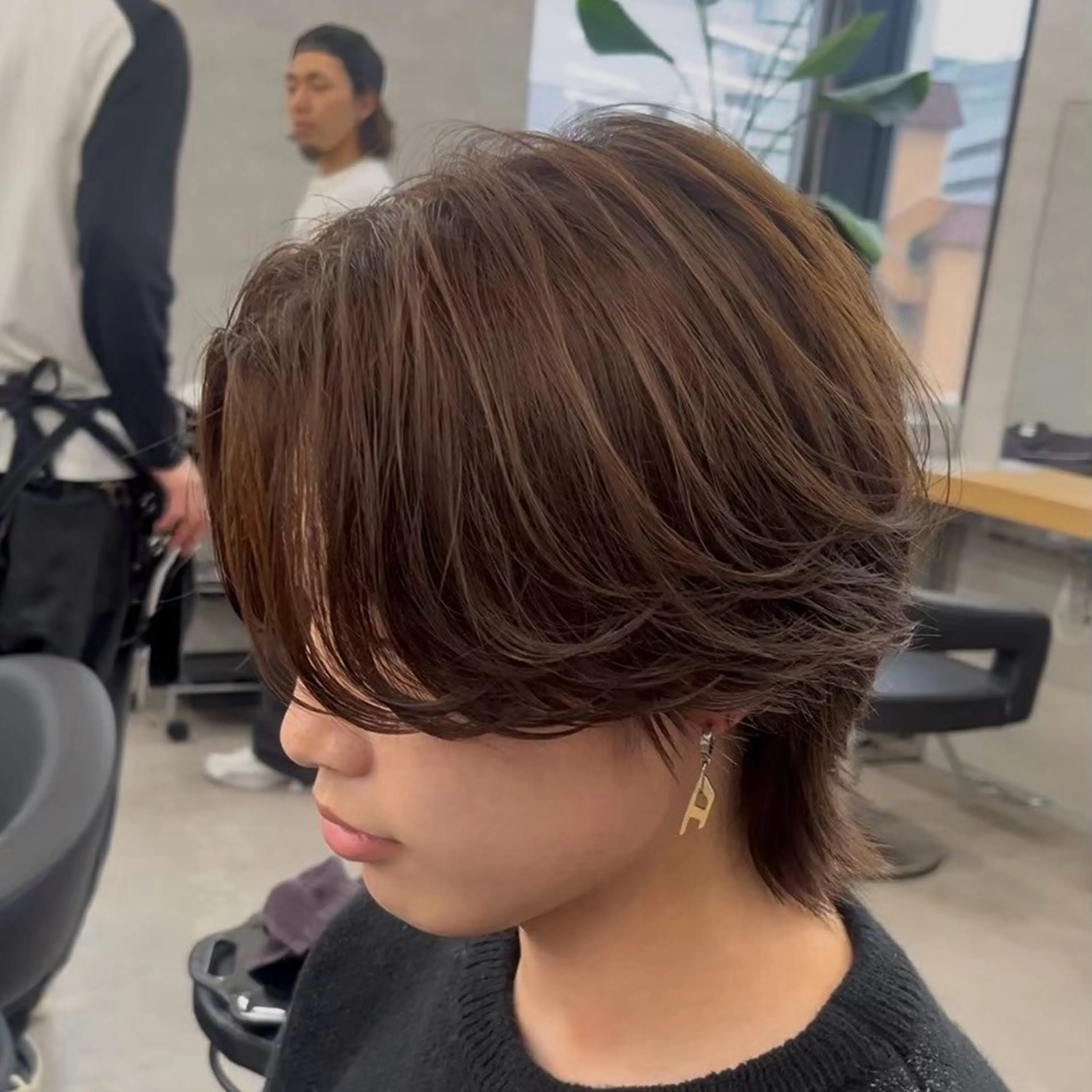 カラー メンズ フェードカット ベージュカラー ブラウンカラー ナチュラルブラウン ヘアカラー カラー/フェード/ パーマ/たくぼーのヘアスタイル
