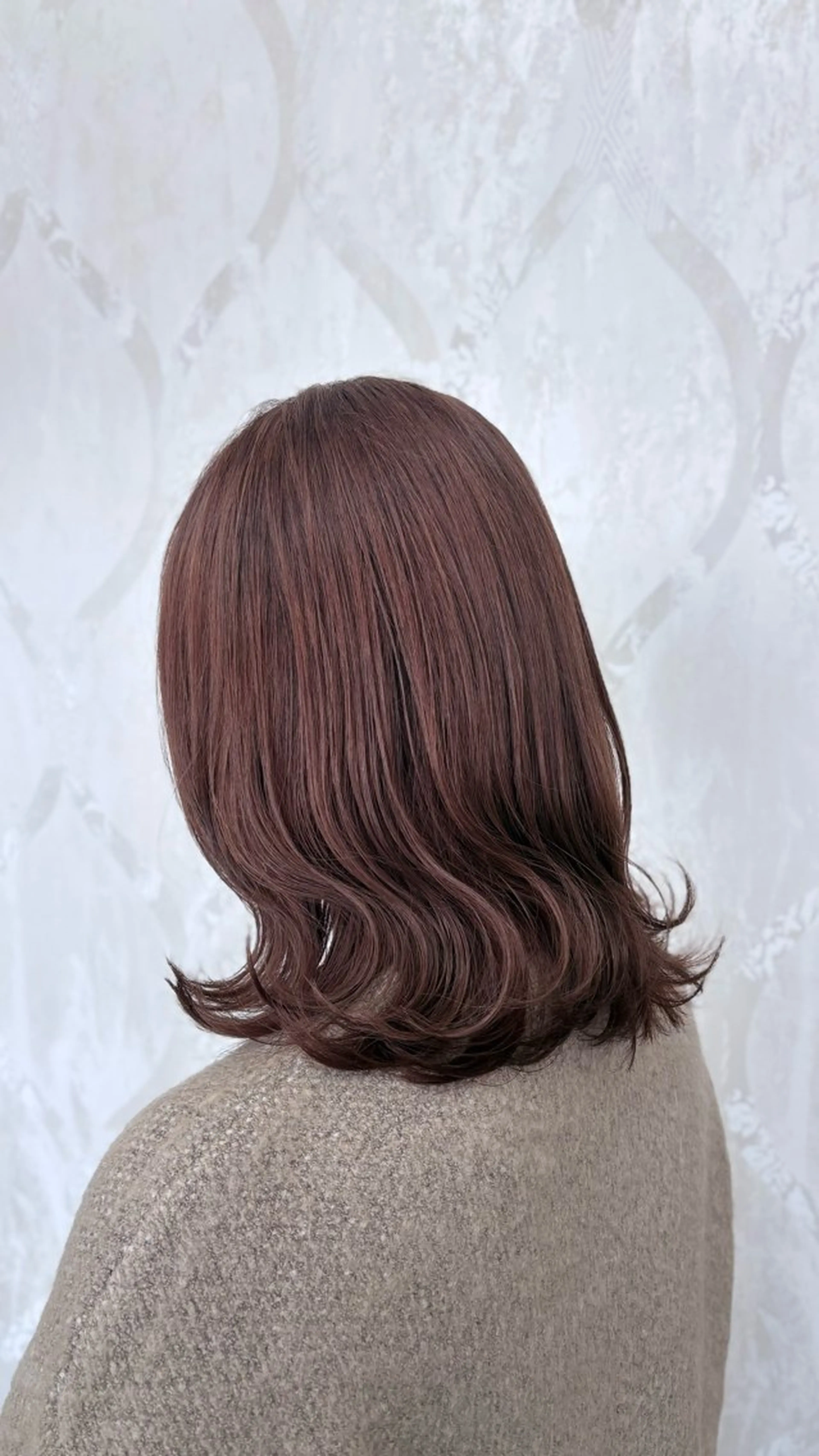 ミディアム カラー ヘアカラー トリートメント カットモデル✂️ ゆうかのヘアスタイル