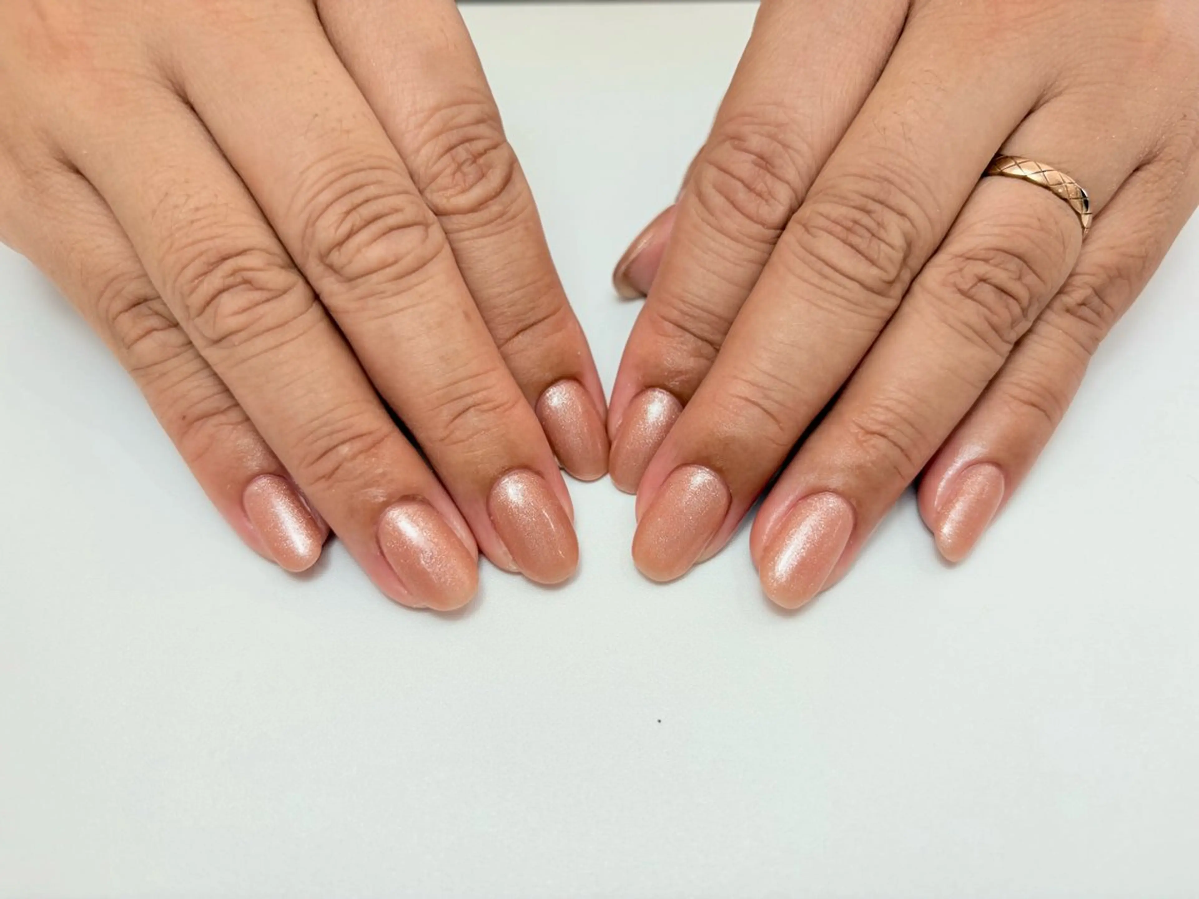 ネイル ラメ(グリッター) ワンカラーネイル ハンドネイル PlusEhiku所属・Plus Ehiku /Ayakaのネイルデザイン