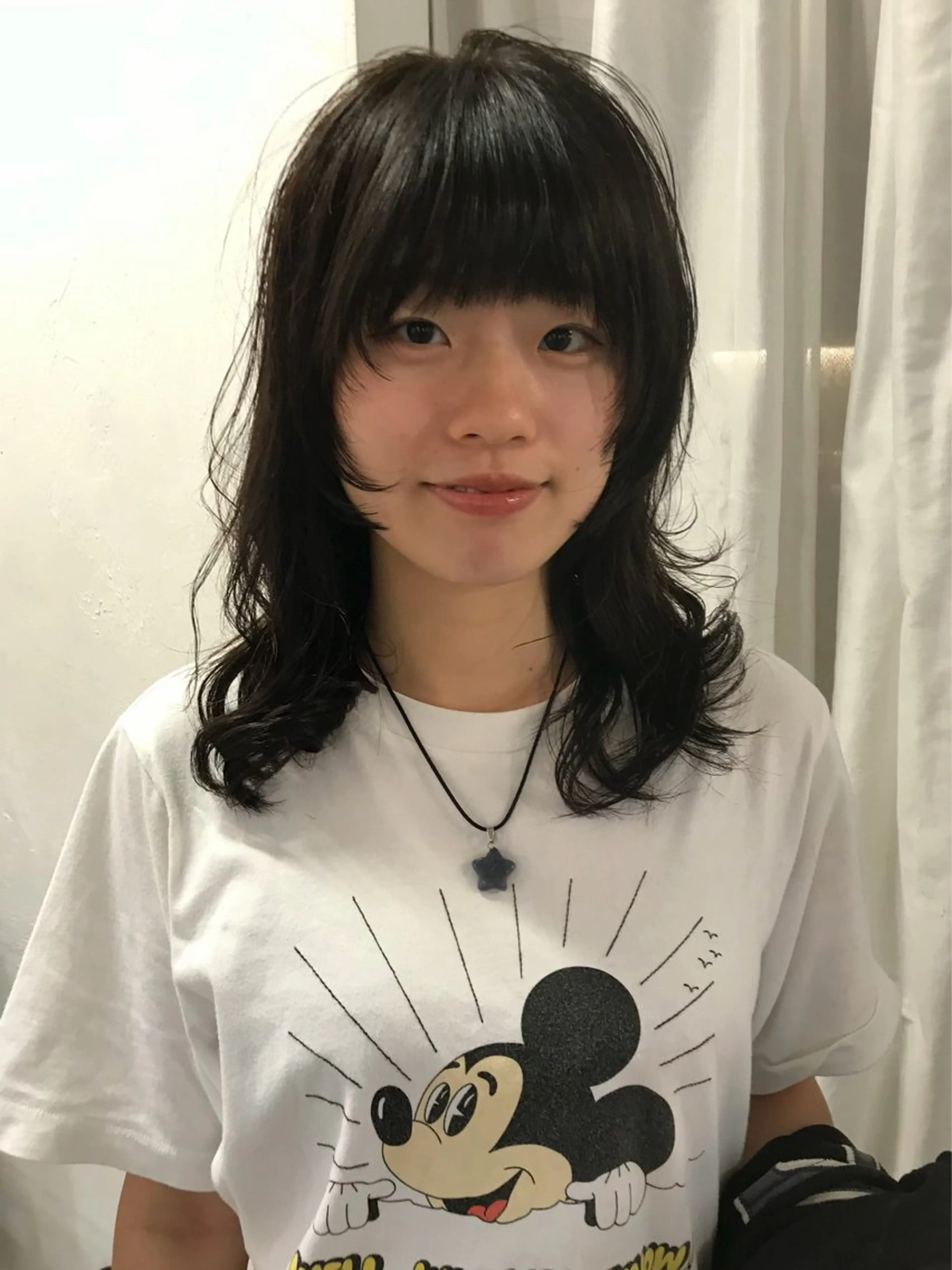 ミディアム カット トリートメント 赤み消しカラー/ ナチュラル/トモキのヘアスタイル