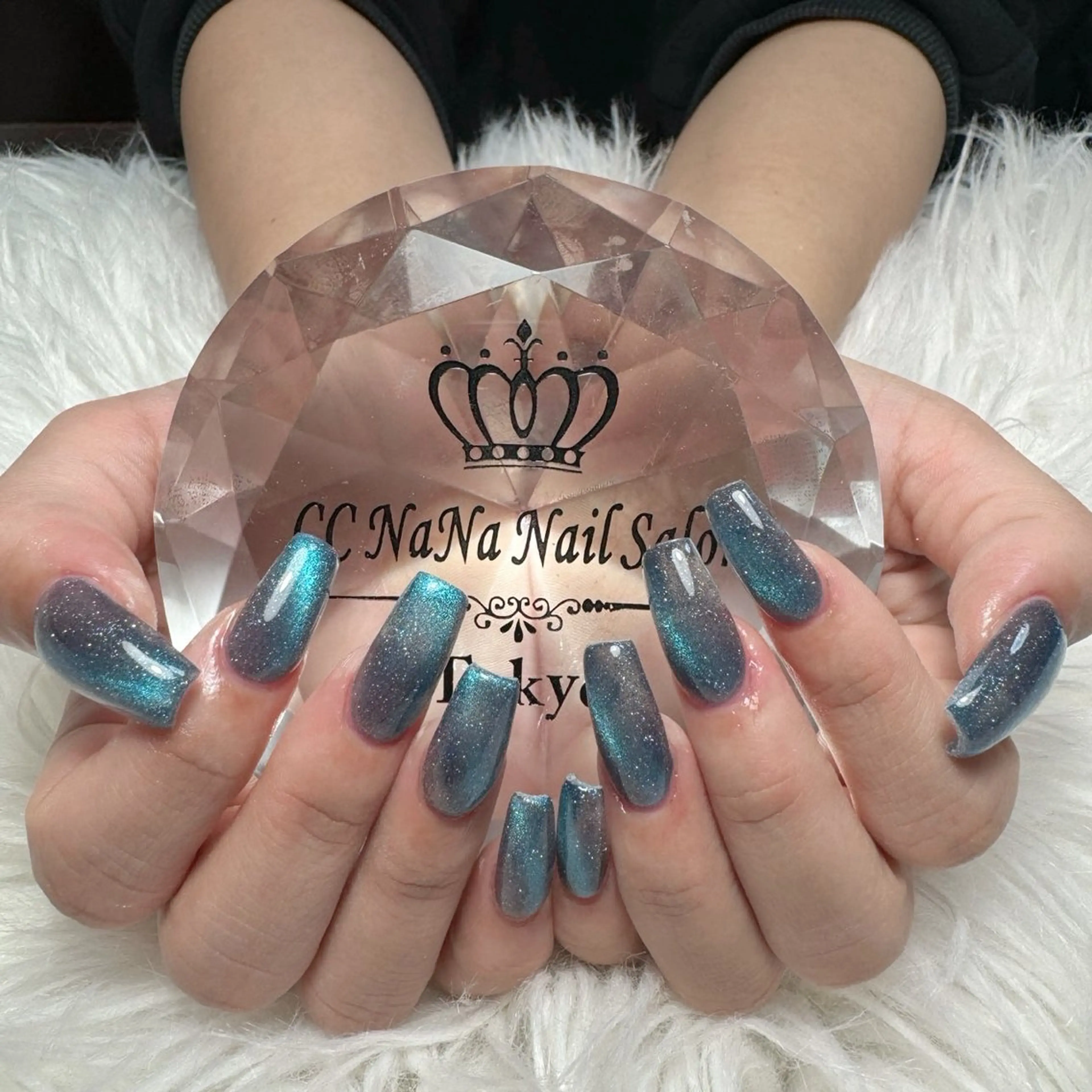 ネイル ハンドネイル 💎CC・NaNa 韓国風ネイル🌙Cのネイルデザイン