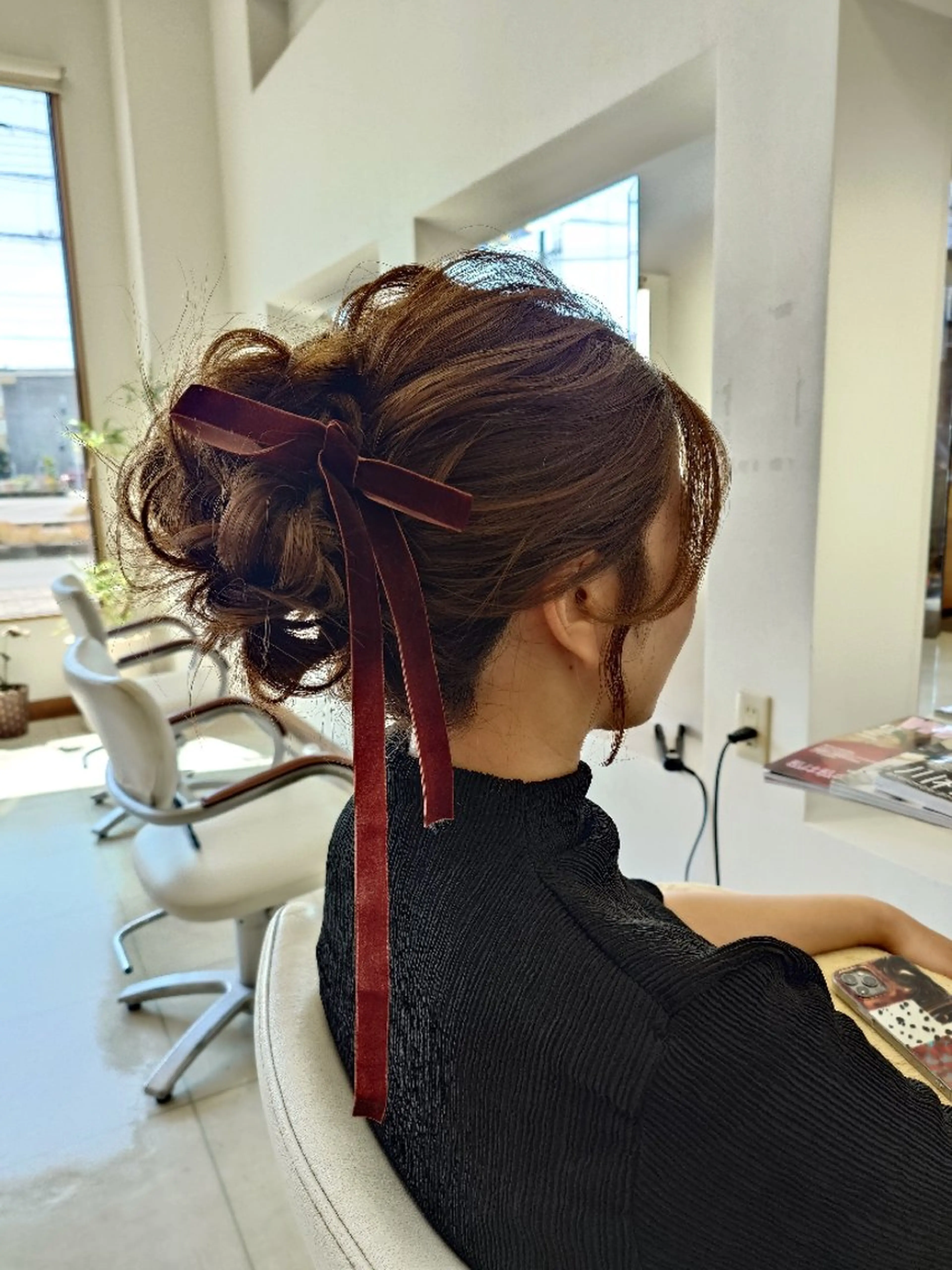 ロング ヘアアレンジ ヘアセット ｷﾝｼﾞｮｳ ｴﾅﾐのヘアスタイル