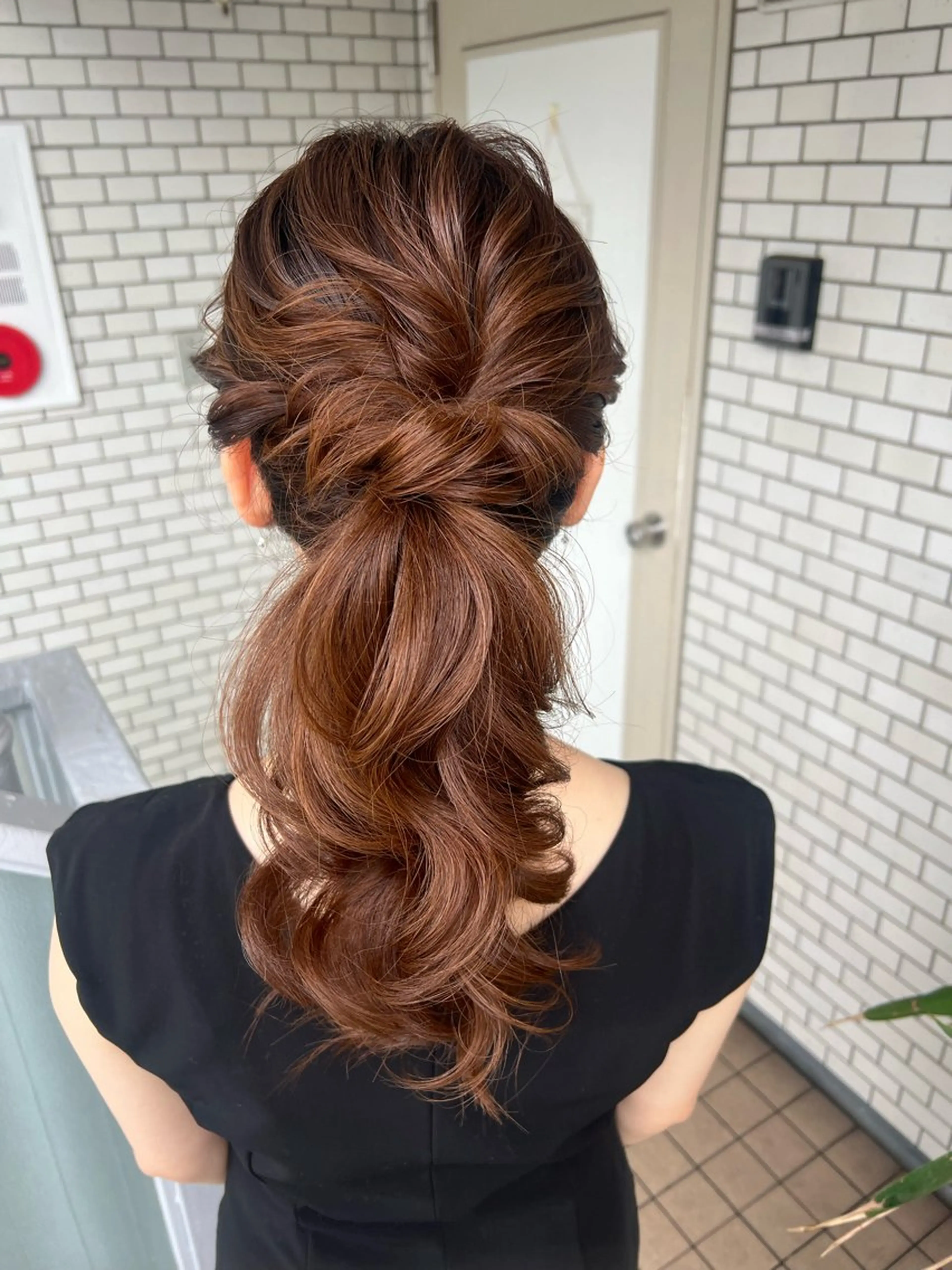 ヘアアレンジ ポニーテール ヘアセット 大人可愛いヘアメイク 💋🧚‍♀️しずかのヘアスタイル