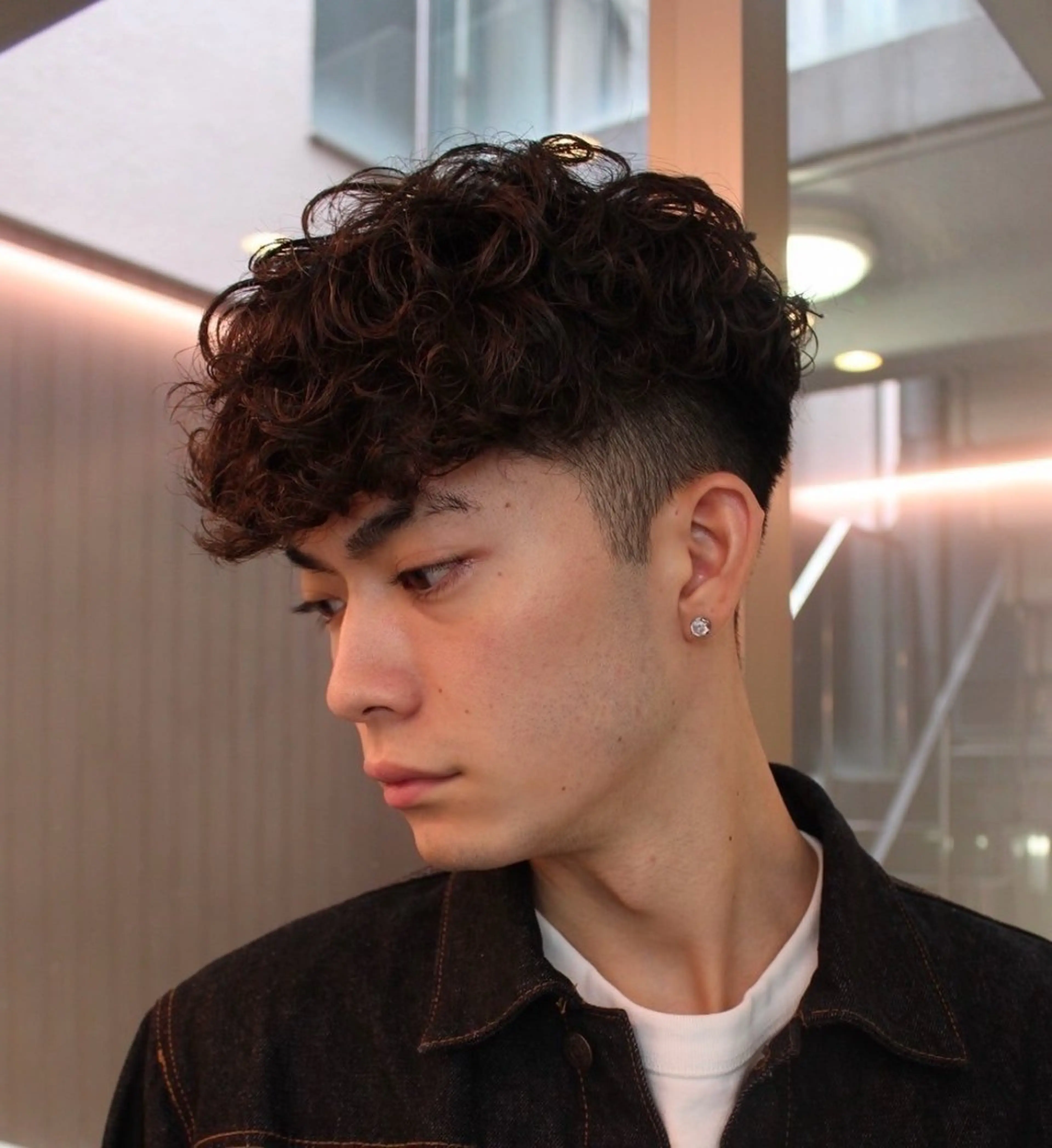 【トレンド波巻きパーマ🤝】メンズカット+波巻きパーマ［施術時間150分］の写真