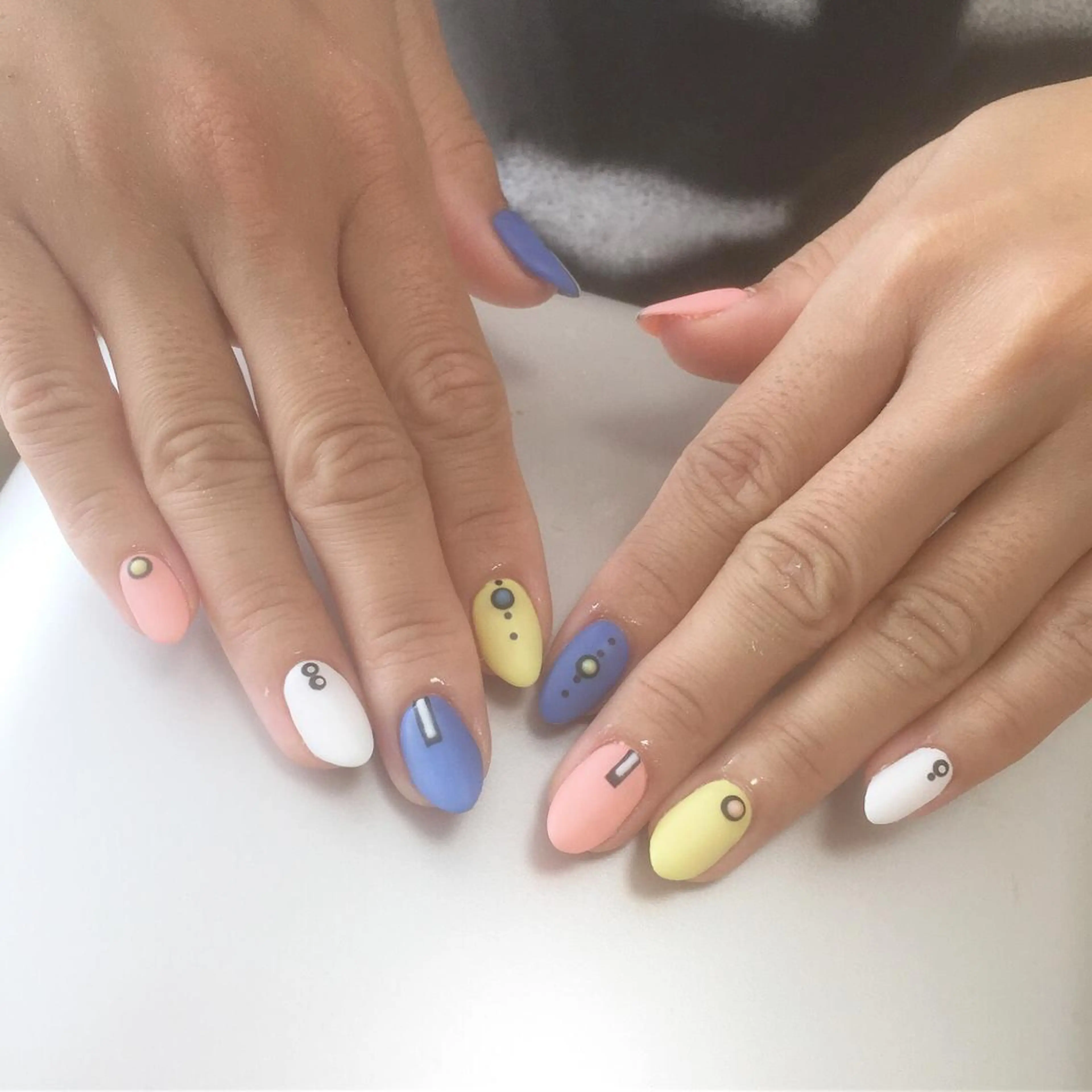 ネイル マットネイル 青柳 亜梨奈のマツエク・マツパデザイン