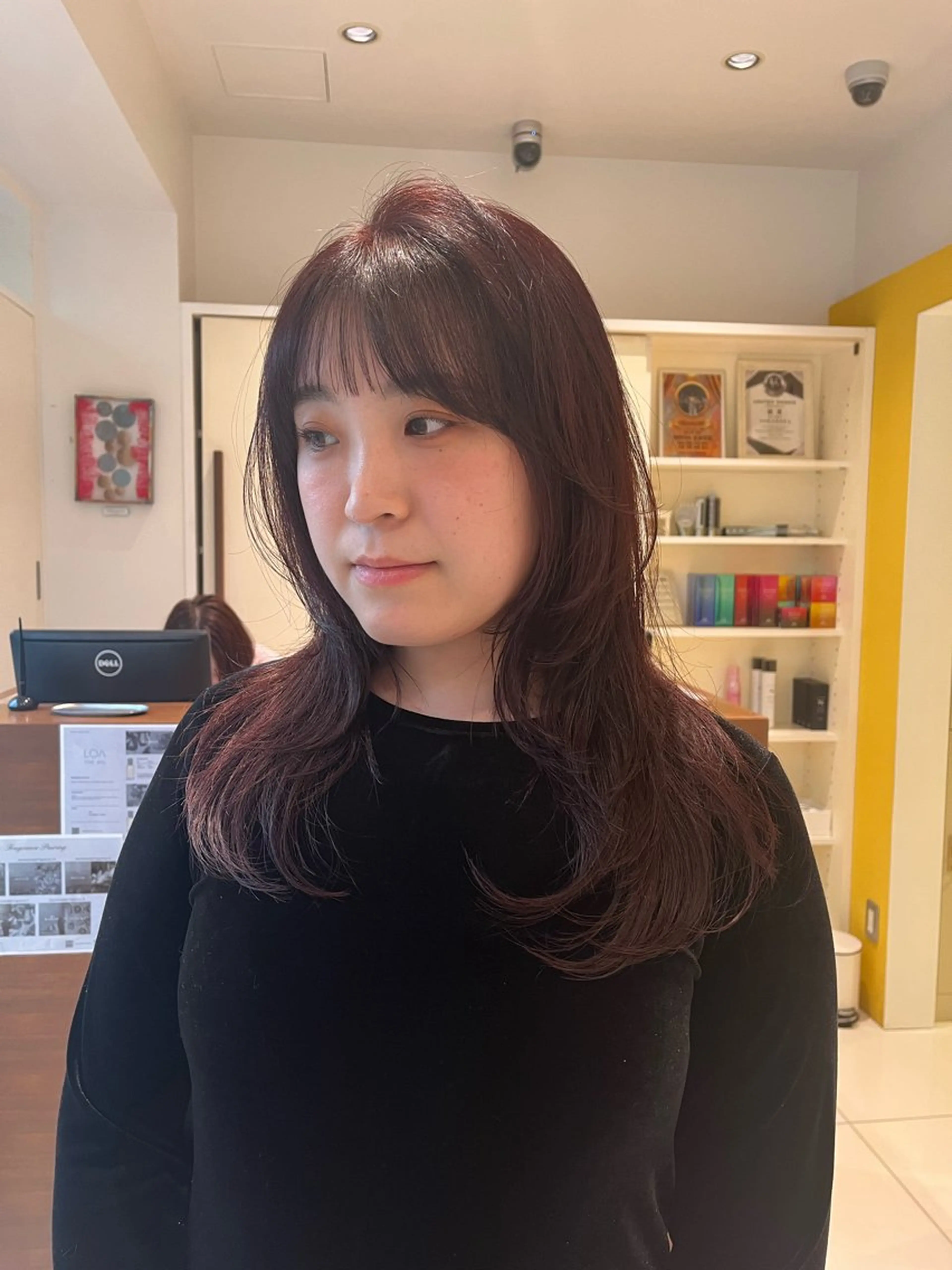 ロング ハッシュカット カット ヘアカラー トリートメント 神作 汐里　江古田 /透明感カラー🌿のヘアスタイル