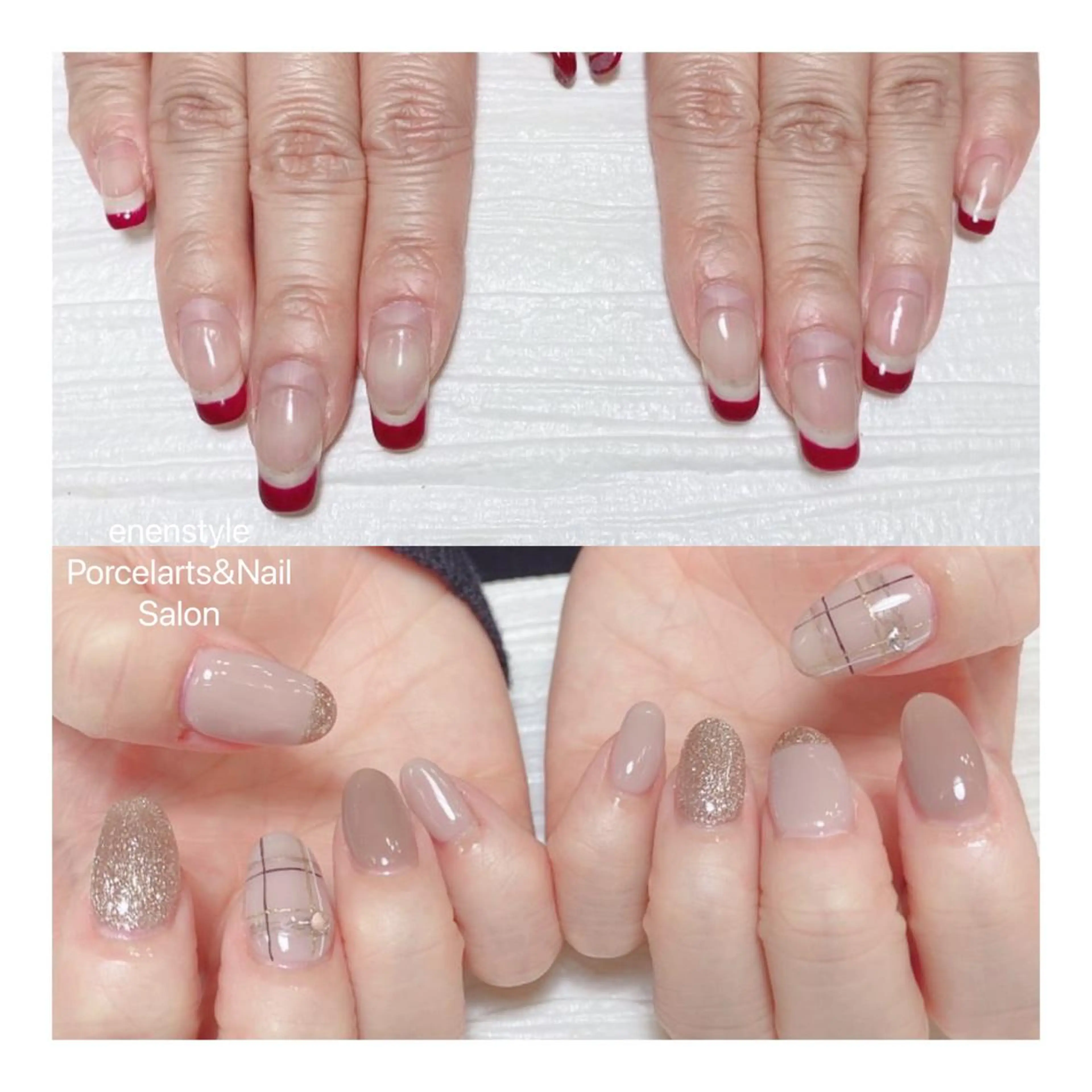 ミディアム ネイル ハンドネイル 👑enen style👑のネイルデザイン