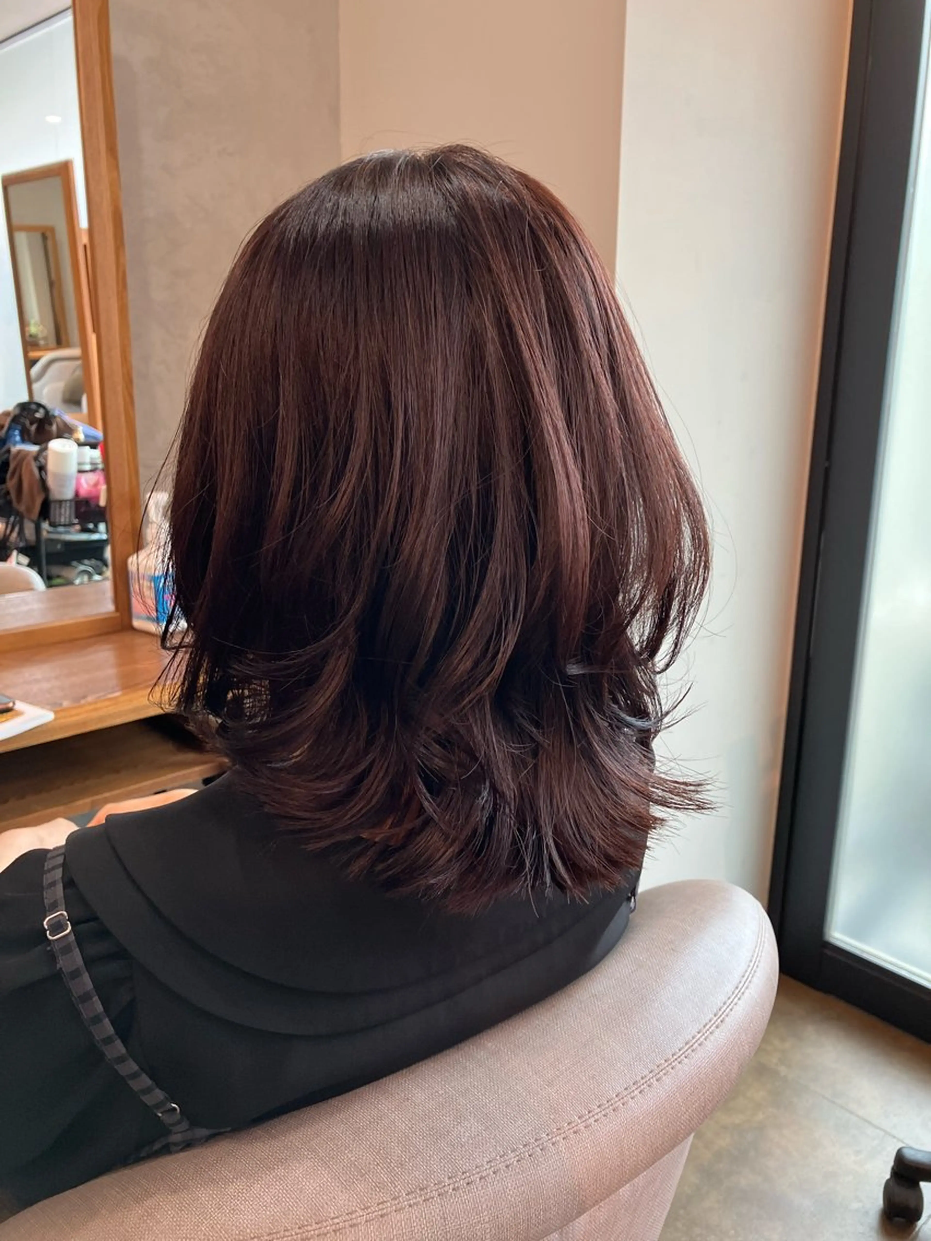 ミディアム カラー Hair&Make Nahoのマツエク・マツパデザイン
