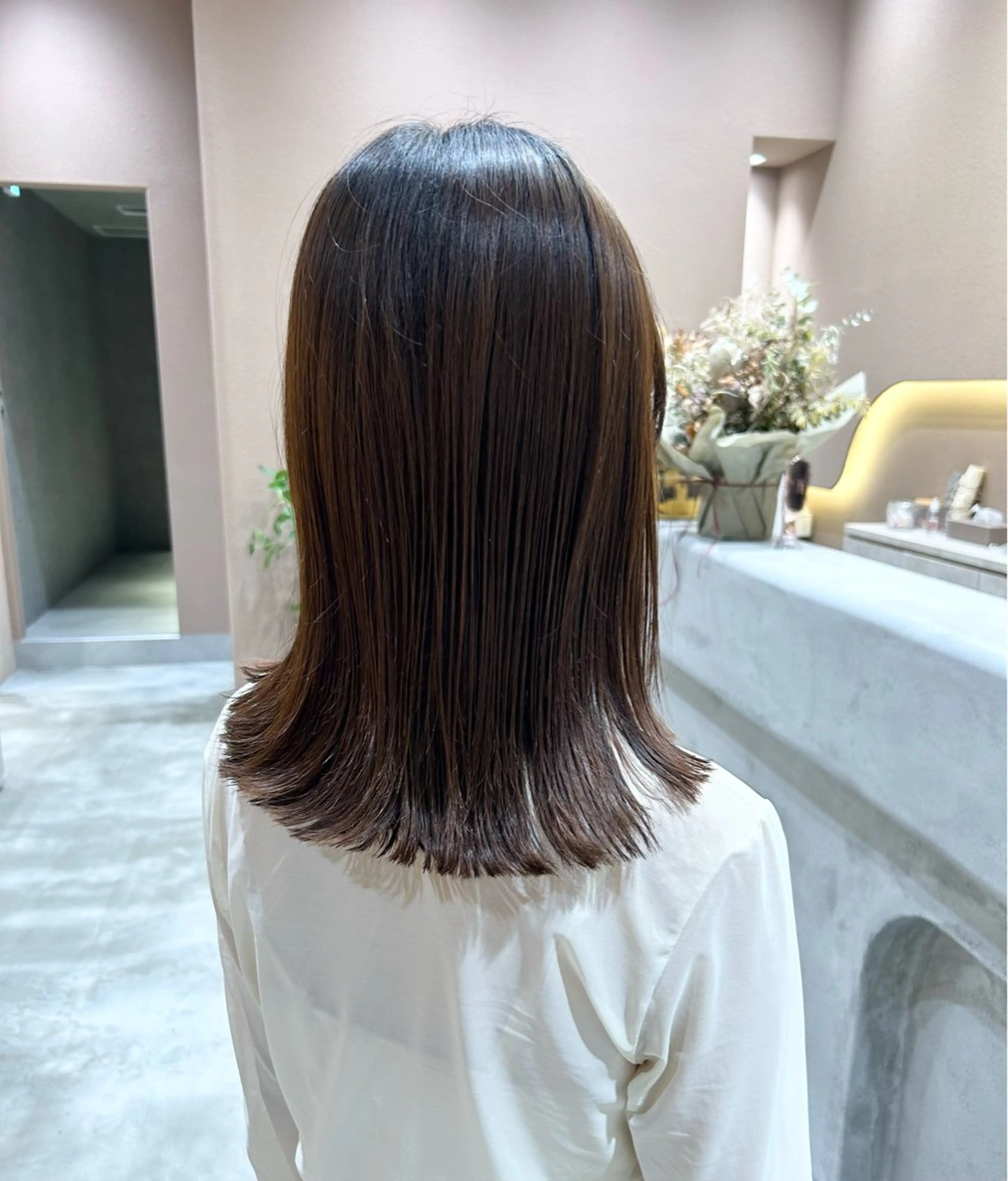 ミディアム カラー トリートメント トリートメント メンズヘア/透明感 カラー/ayatoのヘアスタイル