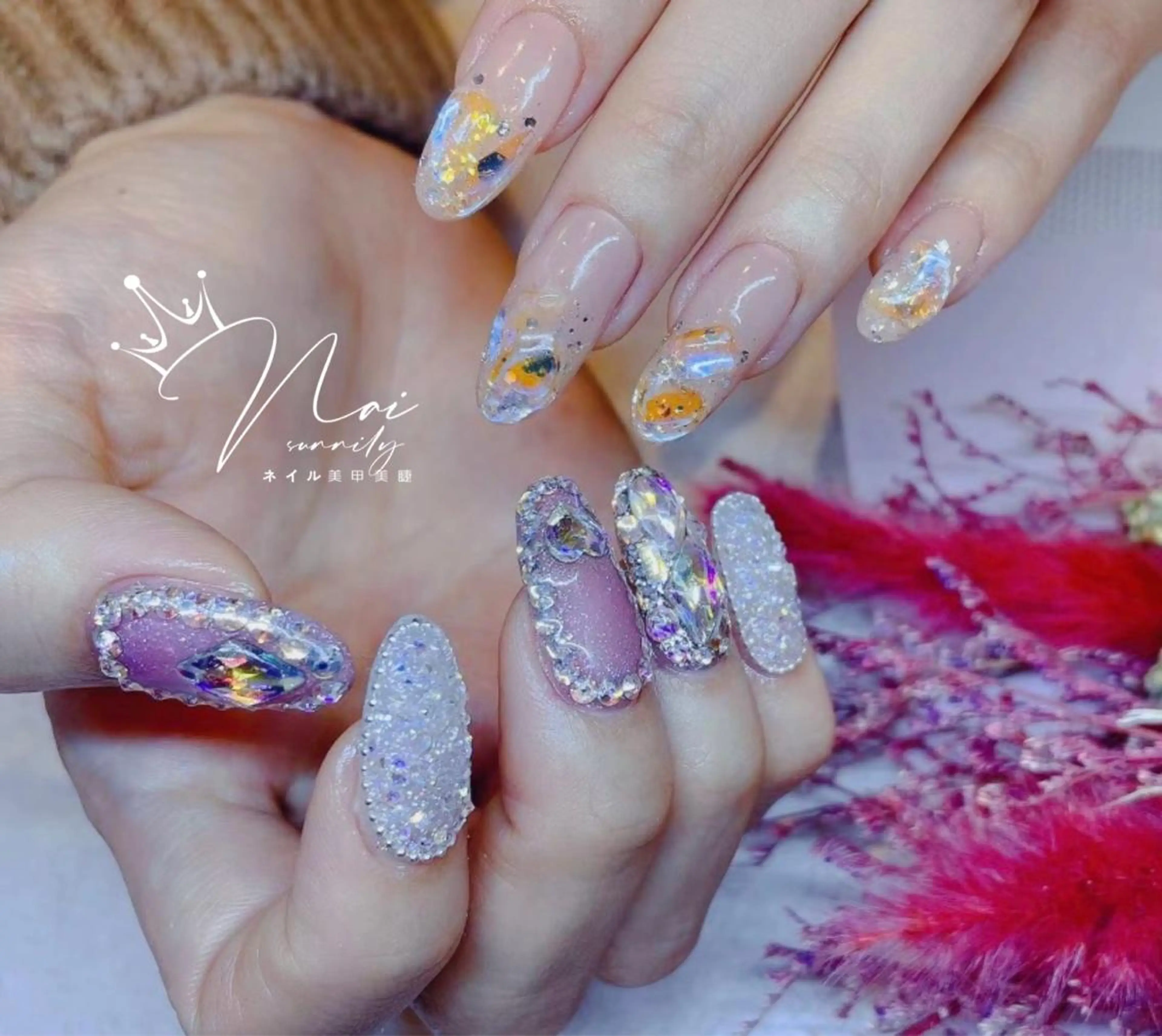 ネイル 長さだし専門店 M2　rikaのネイルデザイン