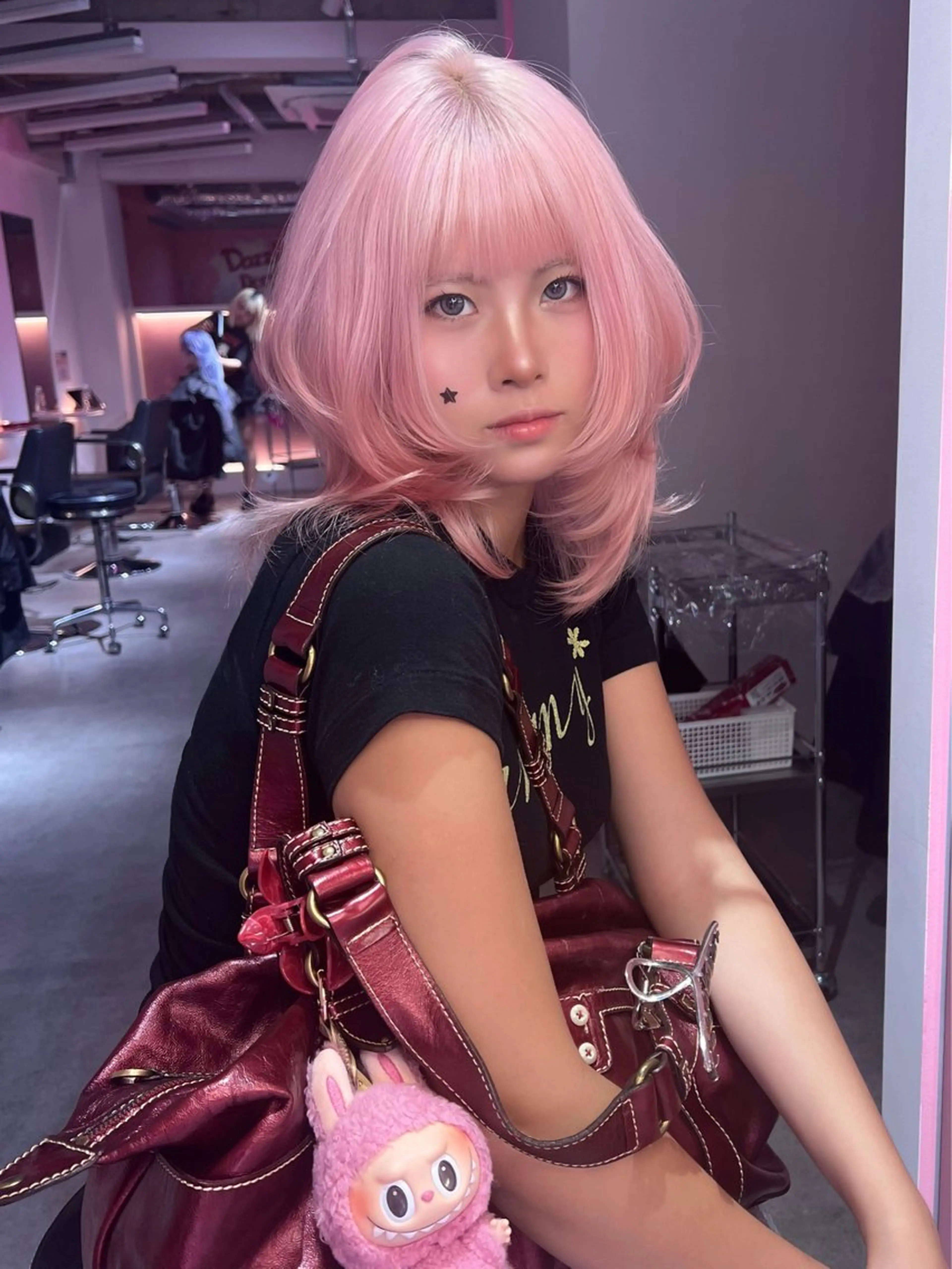 ミディアム ヘアカラー トリートメント sara/名古屋 ／ハイトーンのヘアスタイル