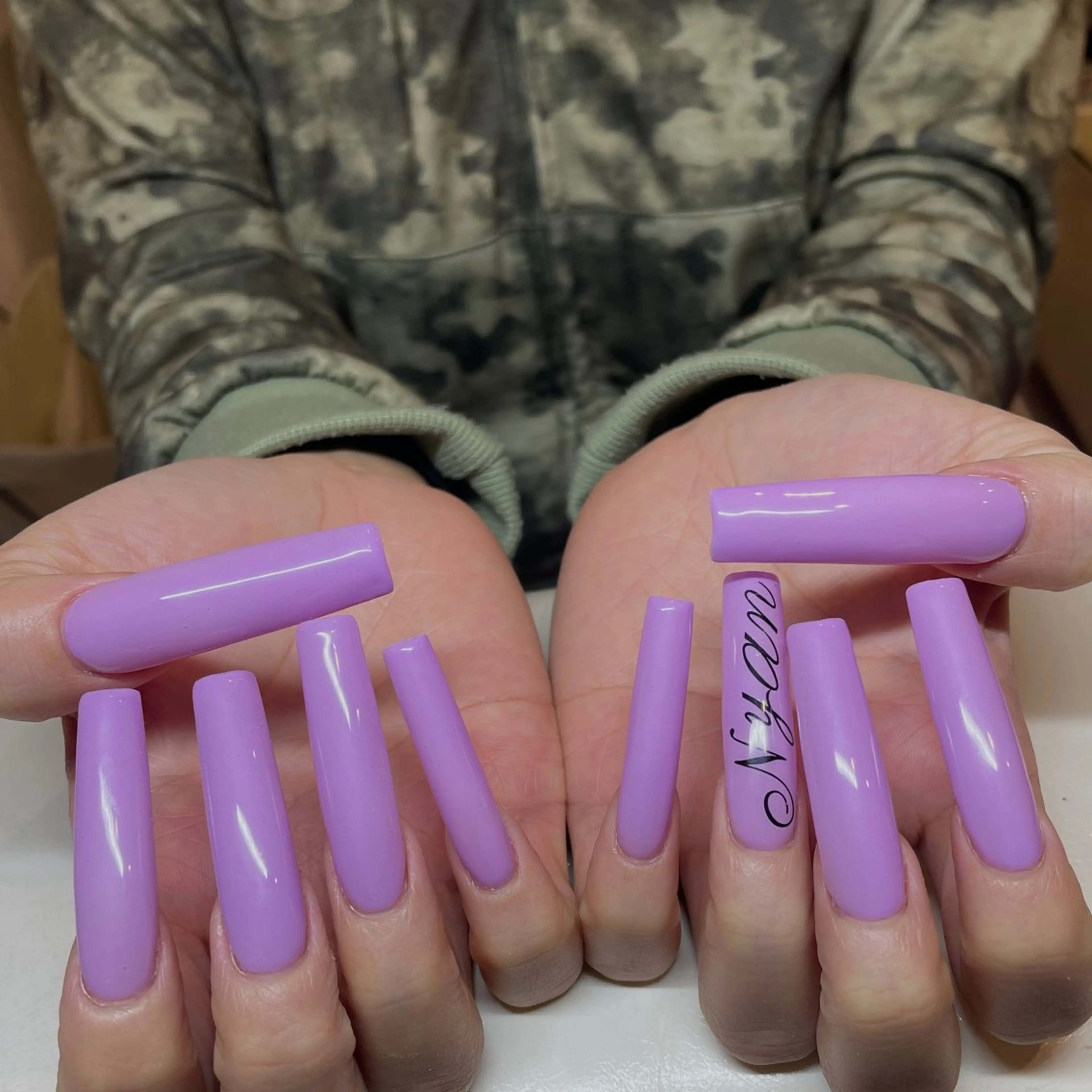 ネイル アートネイル ロングネイル ハンドネイル IROHA NAIL nanaのネイルデザイン