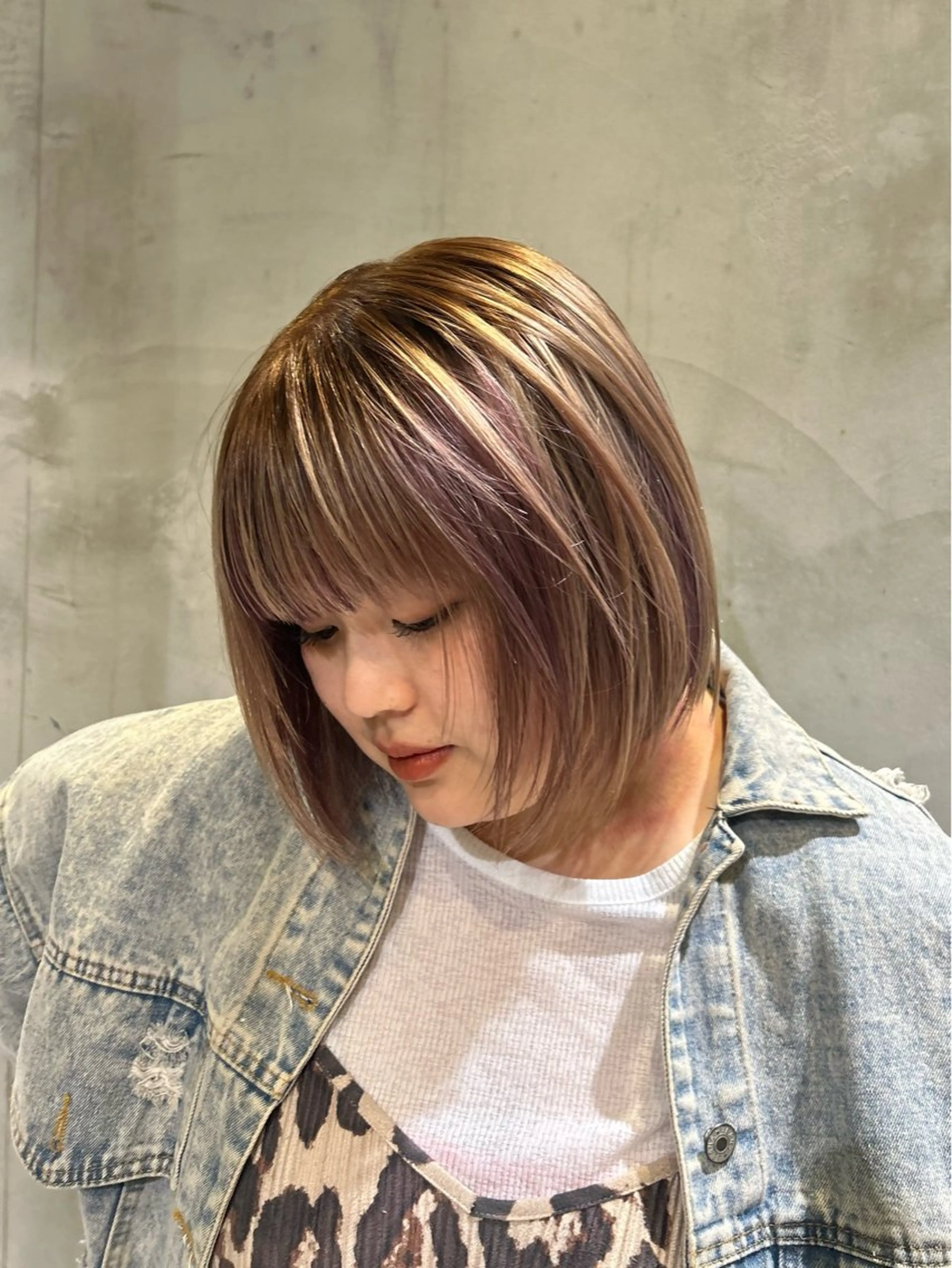 ミディアム カラー 🐕‍🦺似合わせ 🐕‍🦺akariのヘアスタイル