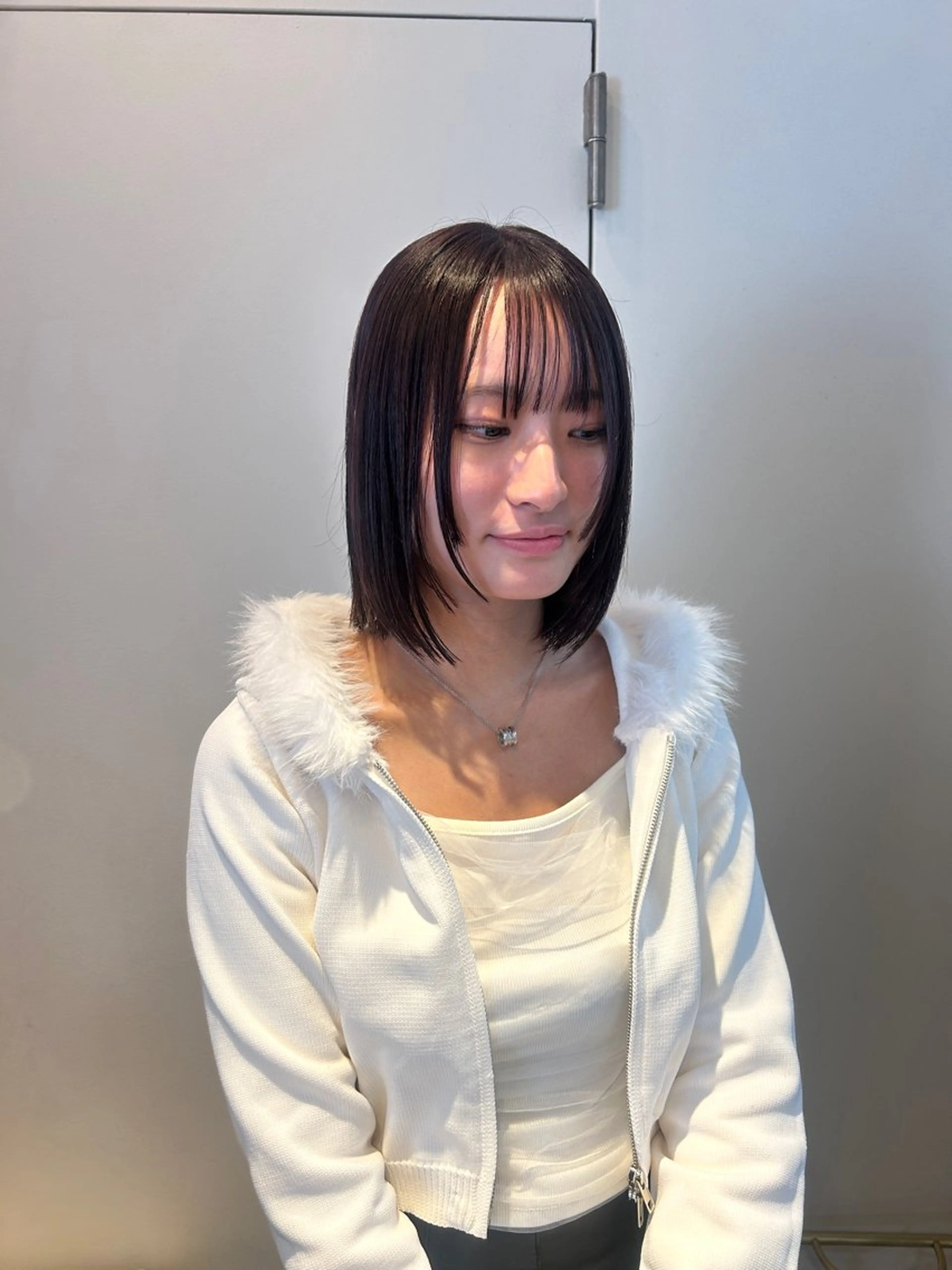 ミディアム カラー カット ヘアカラー ナチュラル大人っぽい スタイル　MAORIのヘアスタイル