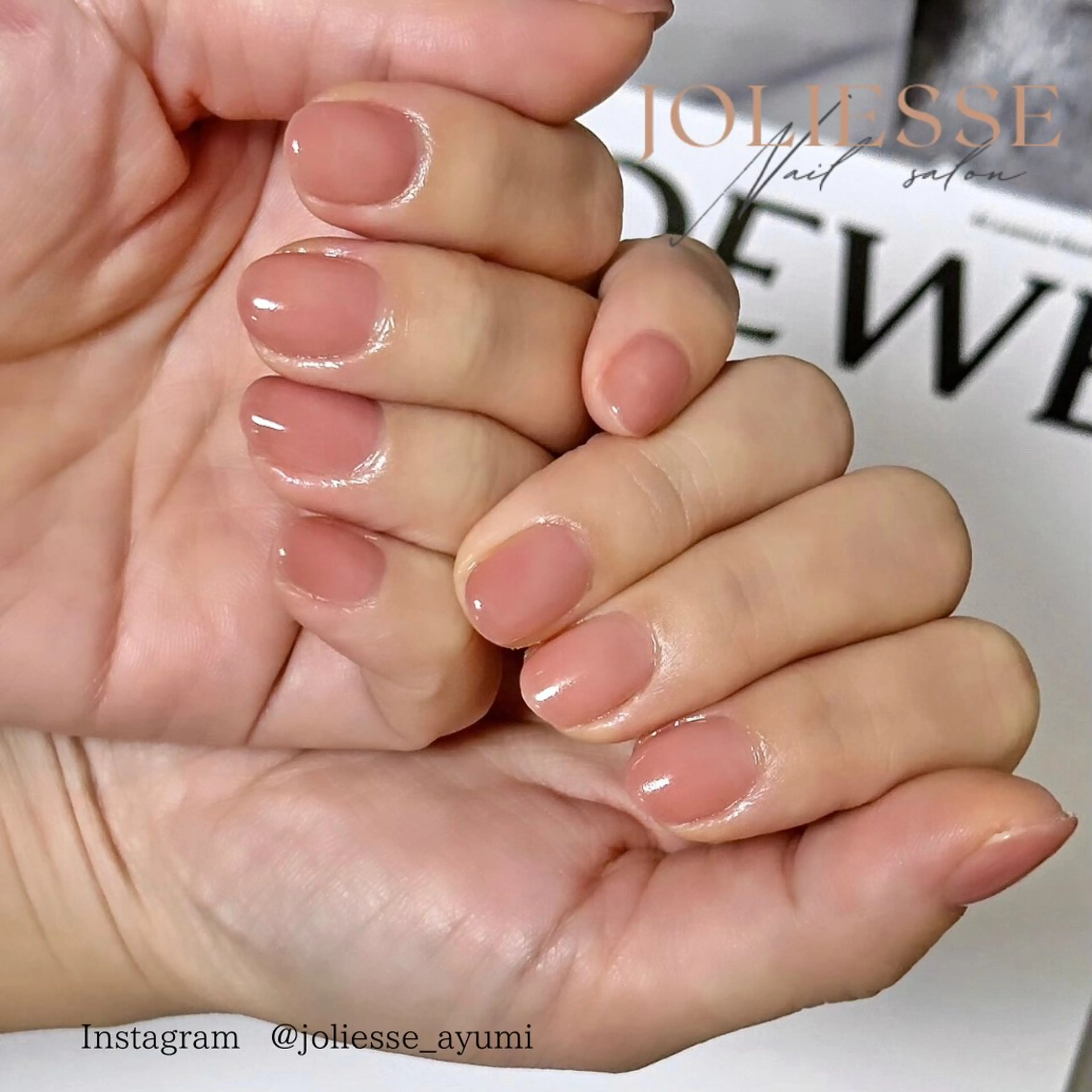 ネイル ワンカラーネイル ハンドネイル JOLIESSE Ayumiのネイルデザイン
