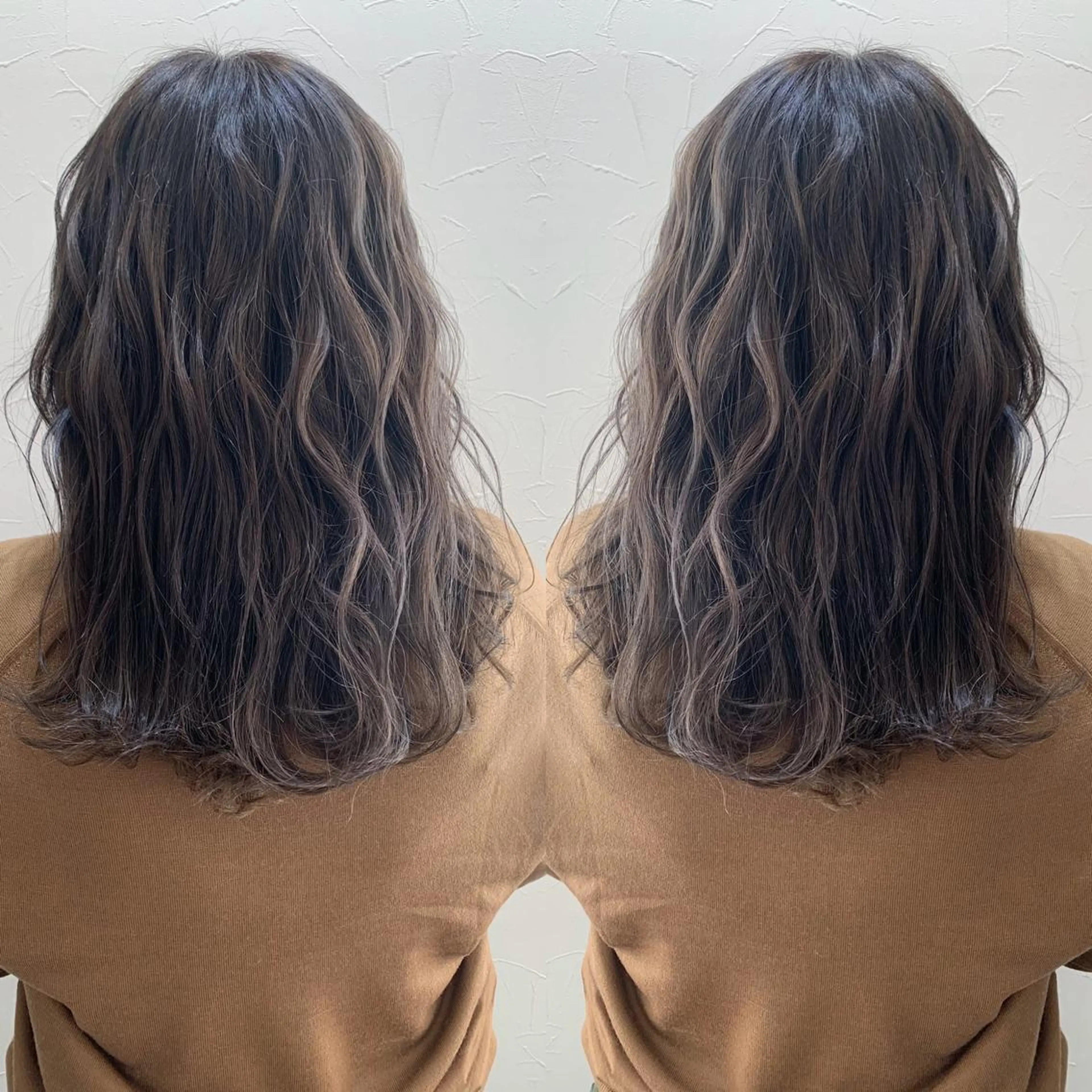 セミロング アッシュ カット ヘアカラー トリートメント お悩み、似合わせ提案 将真のヘアスタイル