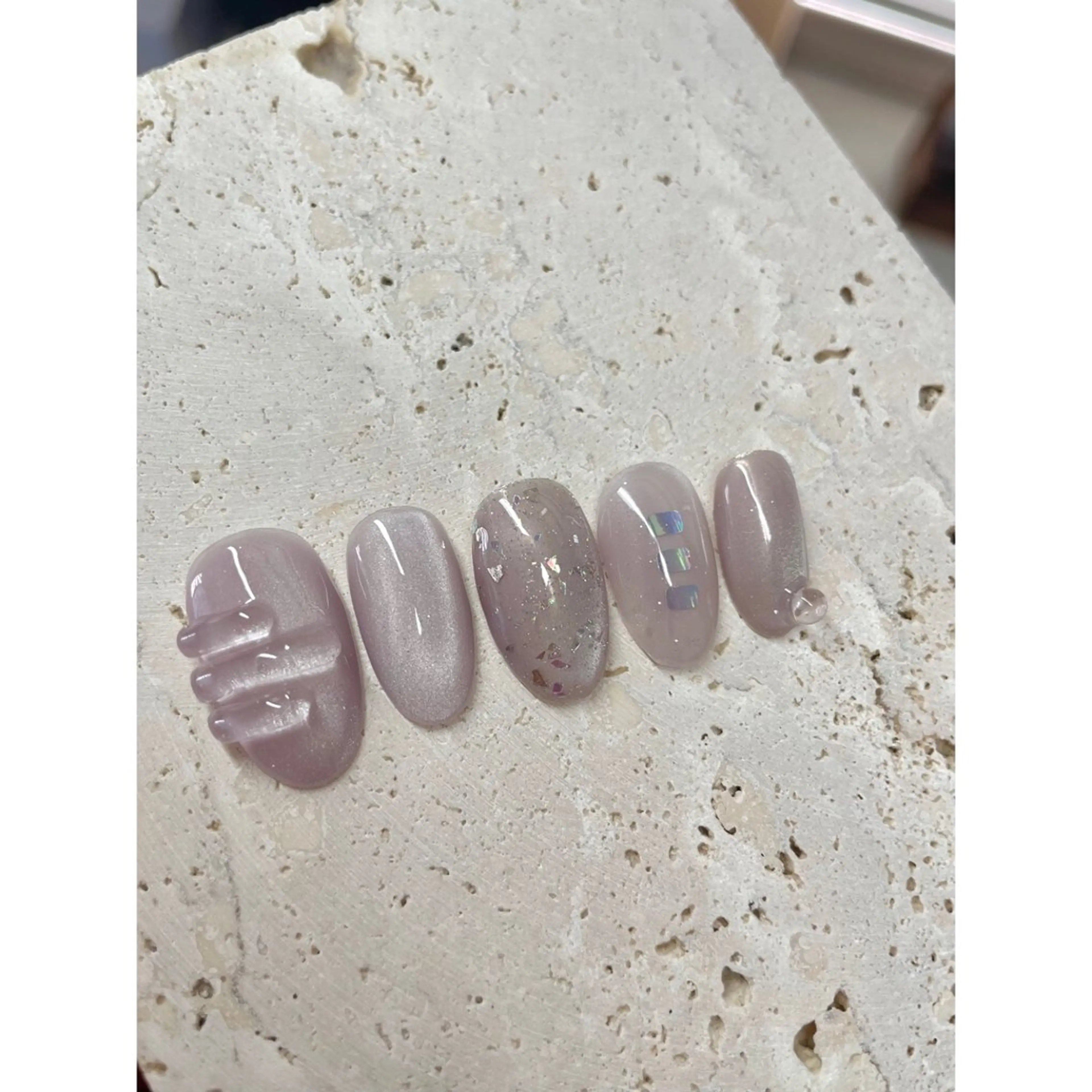 ネイル ハンドネイル 𖡼 yumenoのネイルデザイン