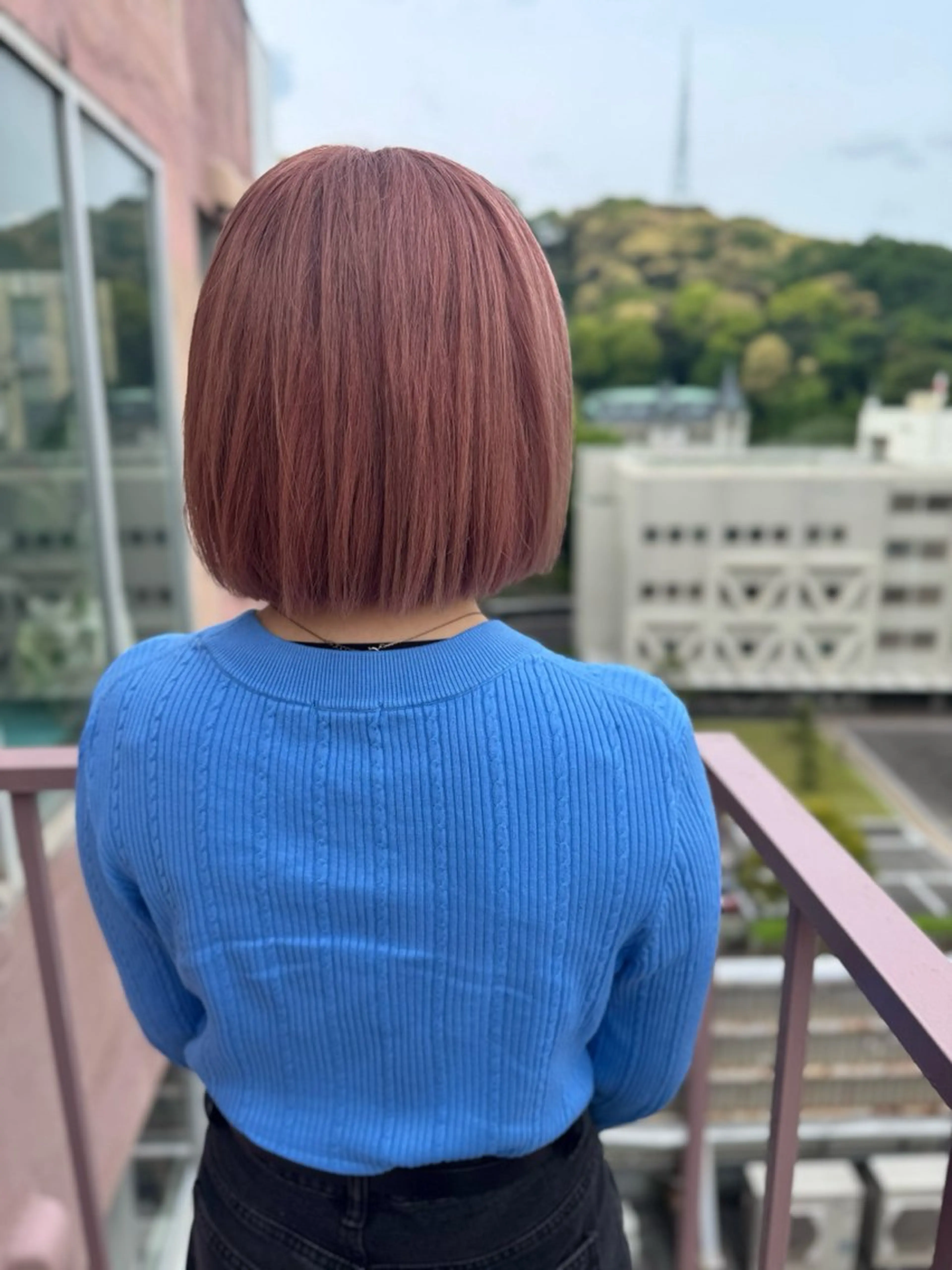 ショート カラー ベージュカラー ピンクカラー ピンクベージュ ヘアカラー Viage （ビアージュ）のヘアスタイル