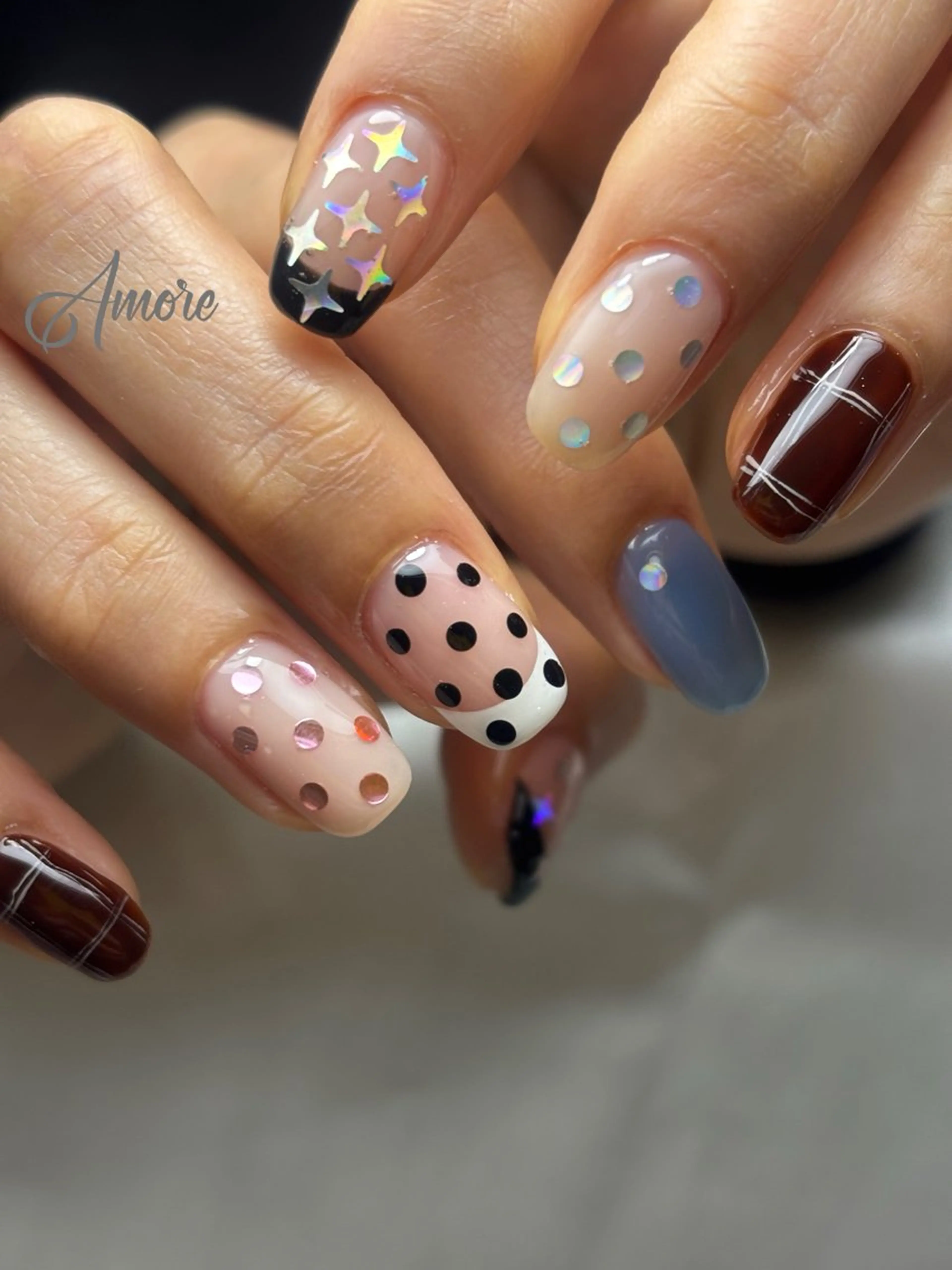 ネイル 桜ネイル ジェルネイル キラキラネイル 韓国ネイル マグネットネイル You kyehwaのネイルデザイン