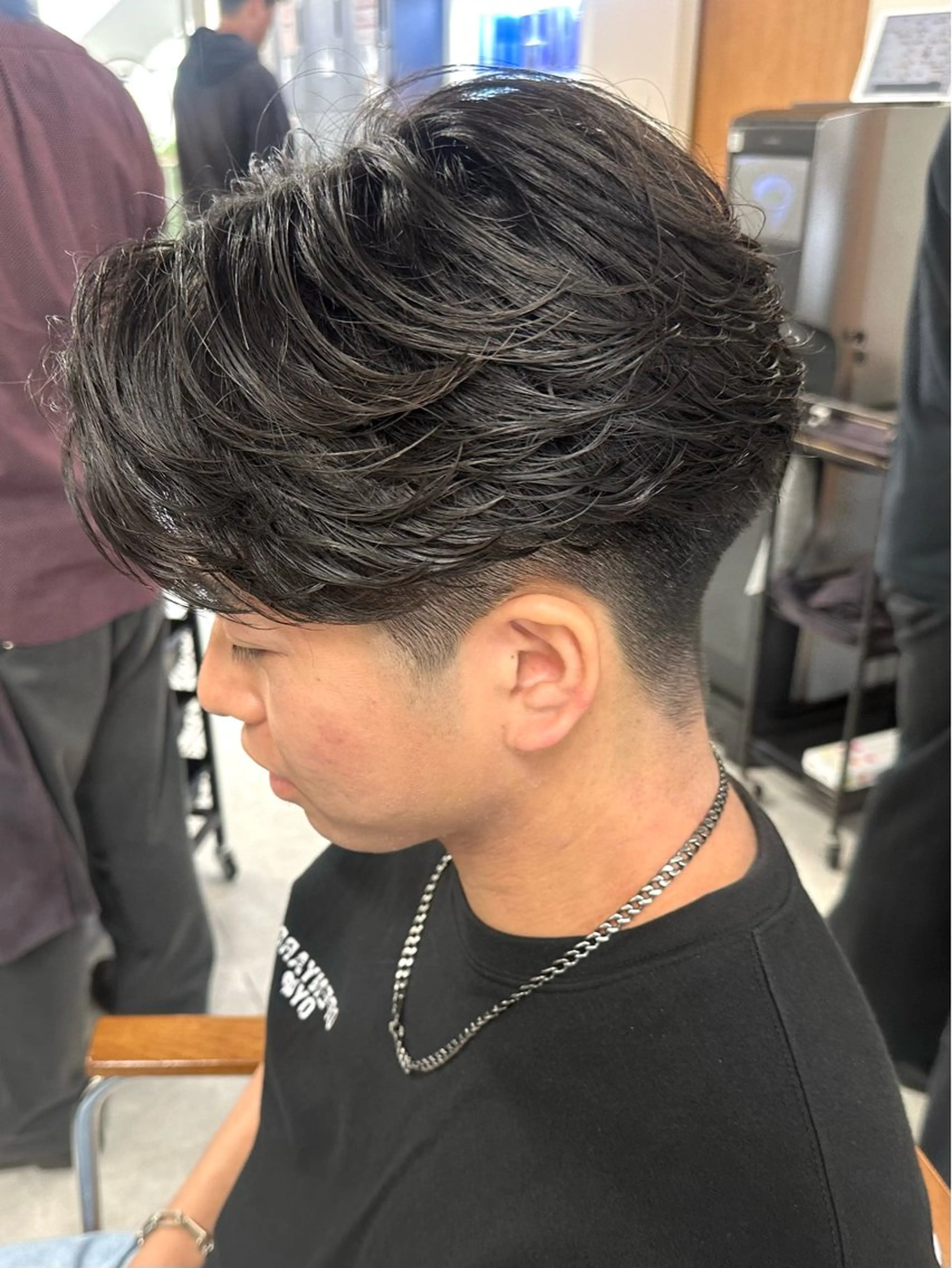 ショート パーマ メンズ カット パーマ トリートメント メンズ似合わせ🪞 kotoriのヘアスタイル