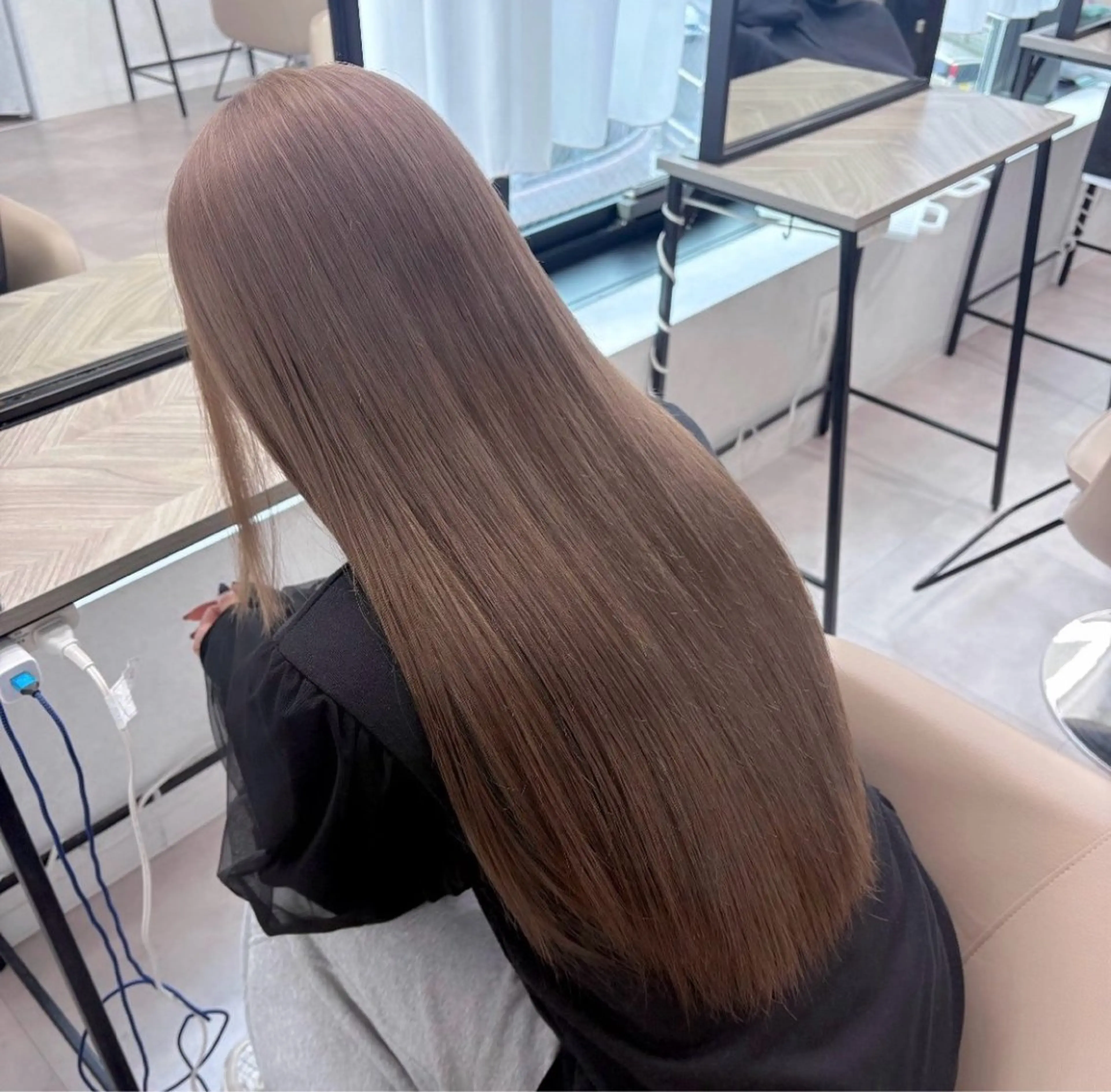 カラー ヘアカラー トリートメント りん/似合わせ× とろける艶🫧横浜のヘアスタイル