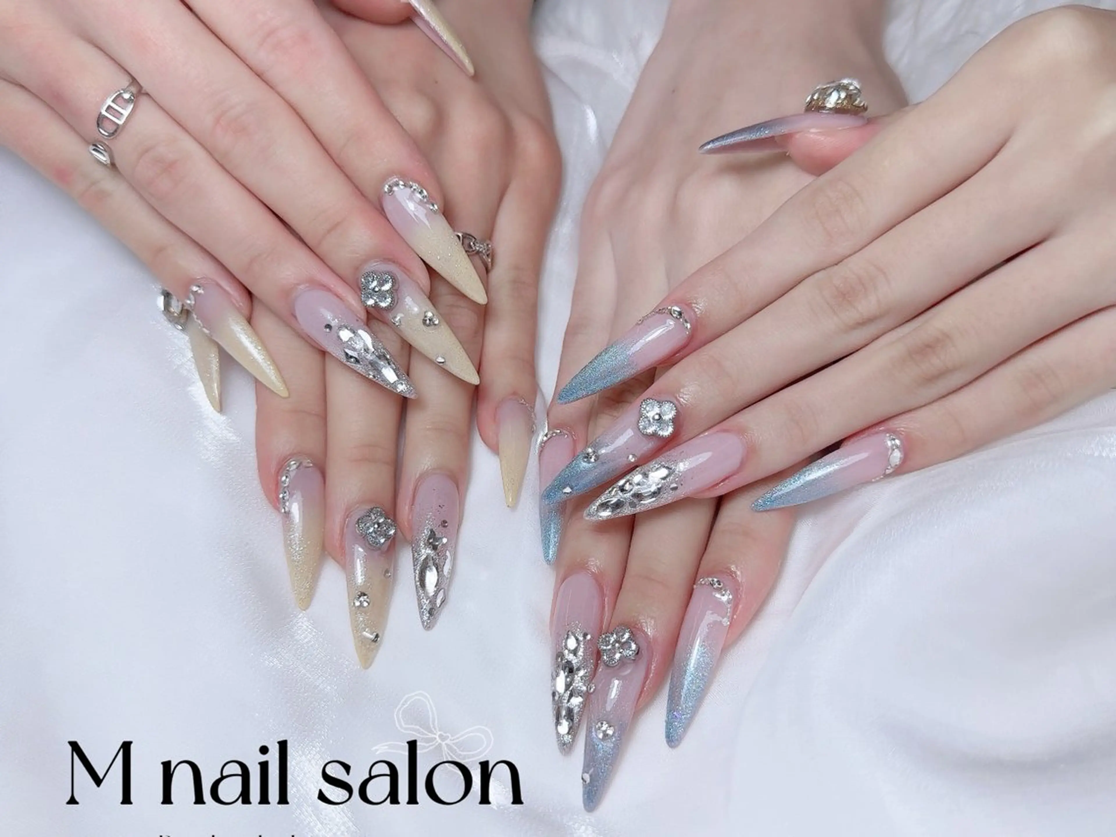 ネイル ハンドネイル M🌷nail 長さだし専門店のネイルデザイン
