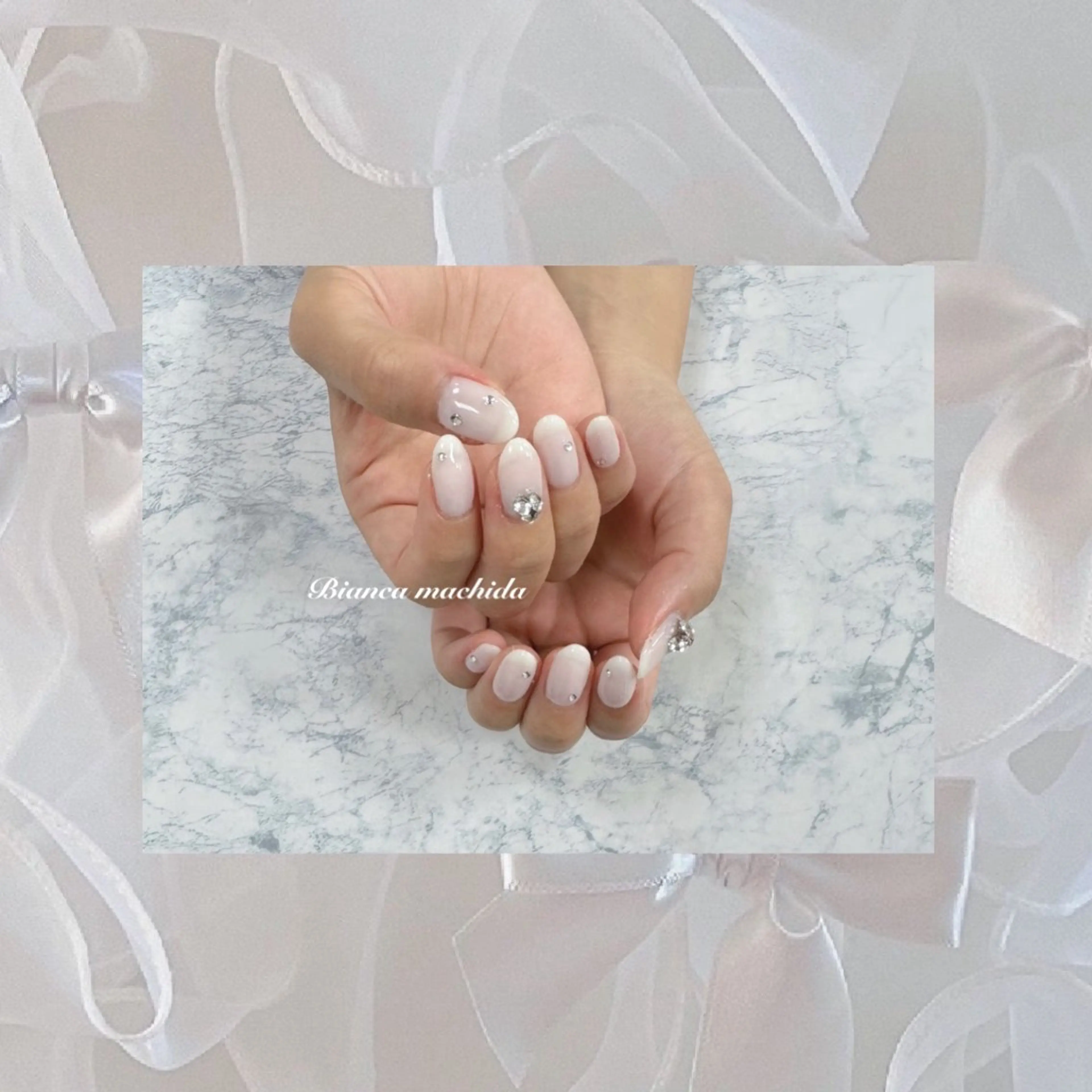 ネイル BIANCA 🖤 NISHIMURAのネイルデザイン