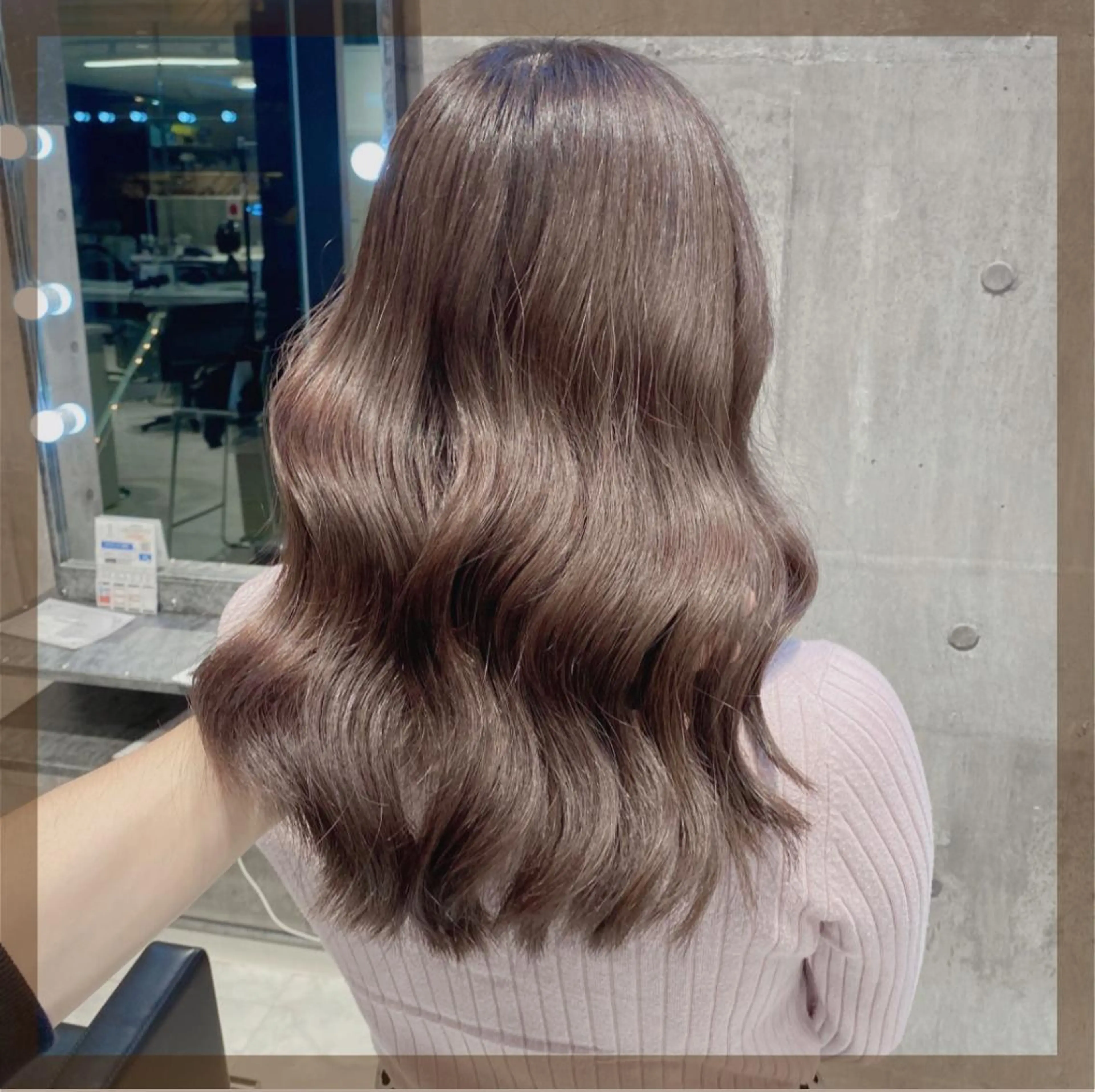 セミロング カラー ヘアアレンジ メンズ キッズ ハイトーン美容師 MASATOのヘアスタイル