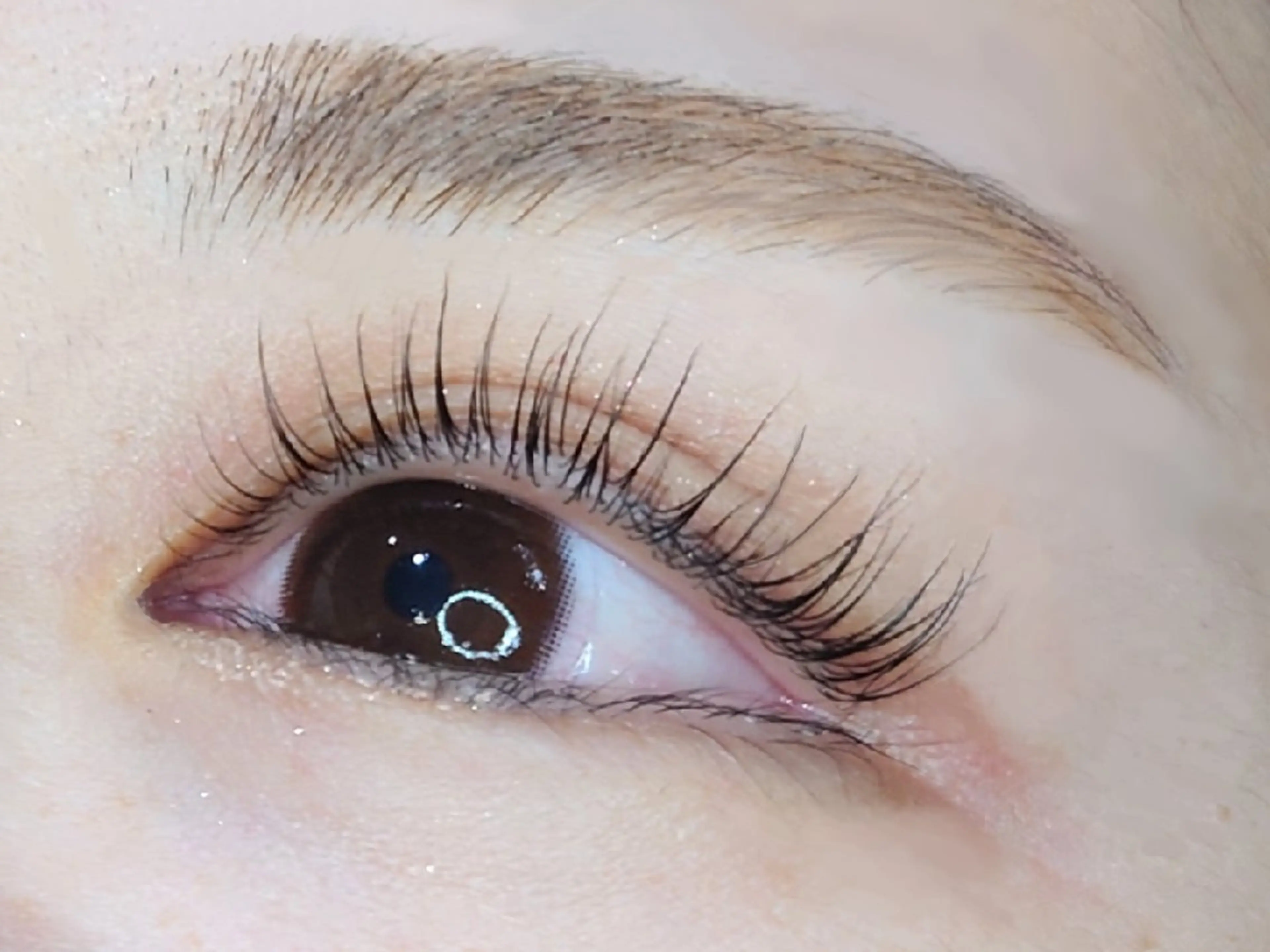 マツエク・マツパ ナチュラル 一重×まつ毛パーマ マツパ joie ange 難波店　斎藤のマツエク・マツパデザイン