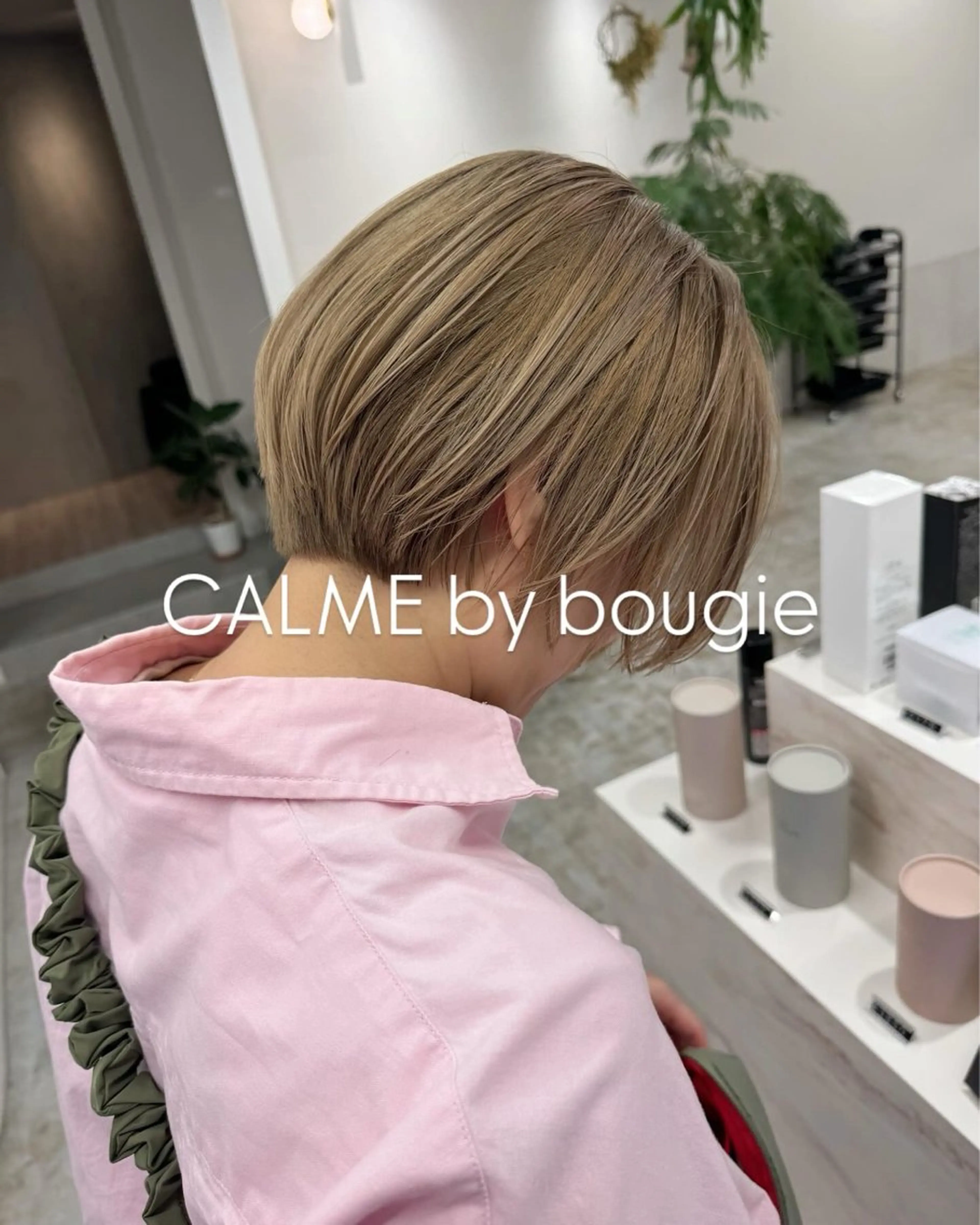ショート CALME  by bougie ENAのヘアスタイル