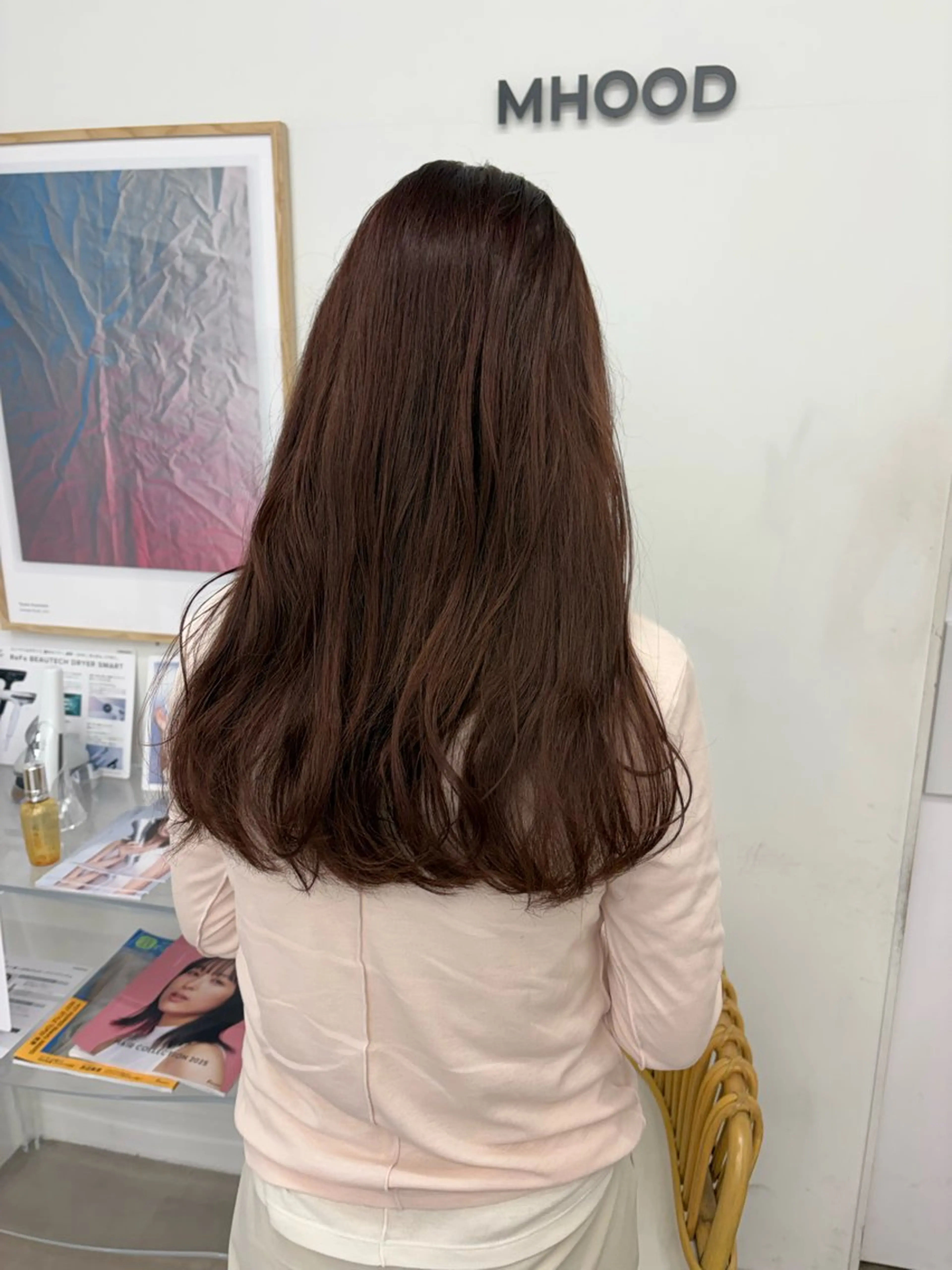ロング カラー ブラウンカラー ピンクカラー ピンクブラウン カット ヘアカラー トリートメント 透明感カラー🫧 nanohaのヘアスタイル