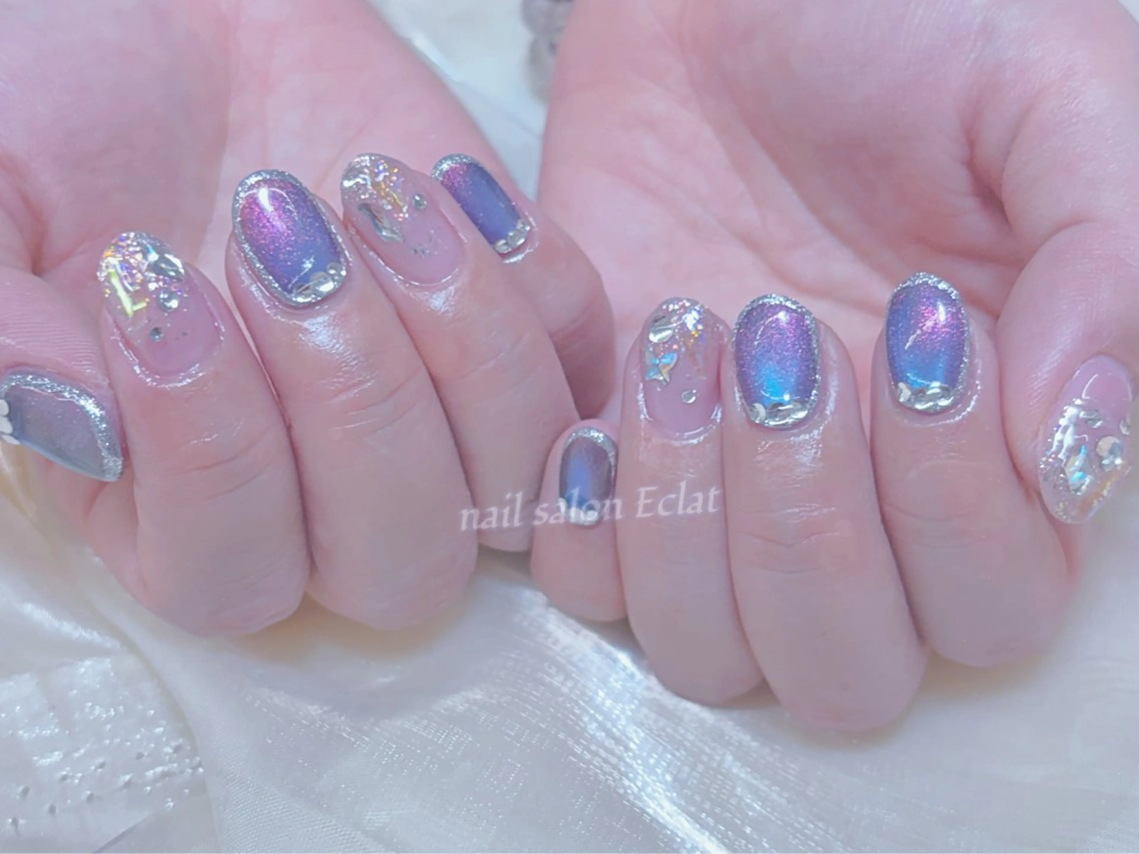 ネイル ハンドネイル ネイルサロンエクラ 🫧Shizukaのネイルデザイン